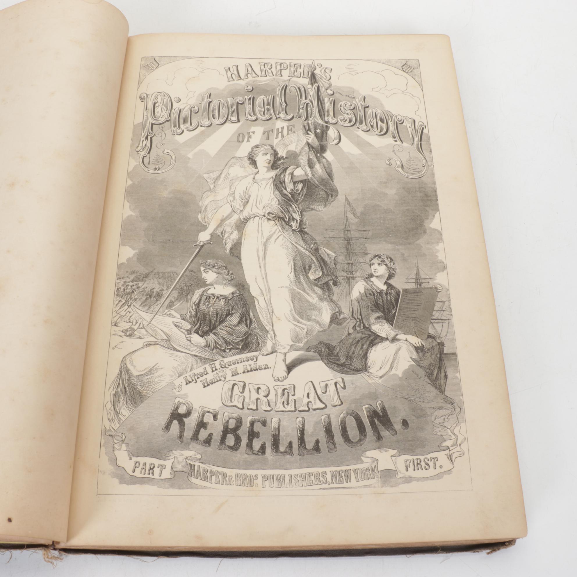Harper's "Pictorial History of the Great Rebellion" by Gurnsey and Alden, 1866