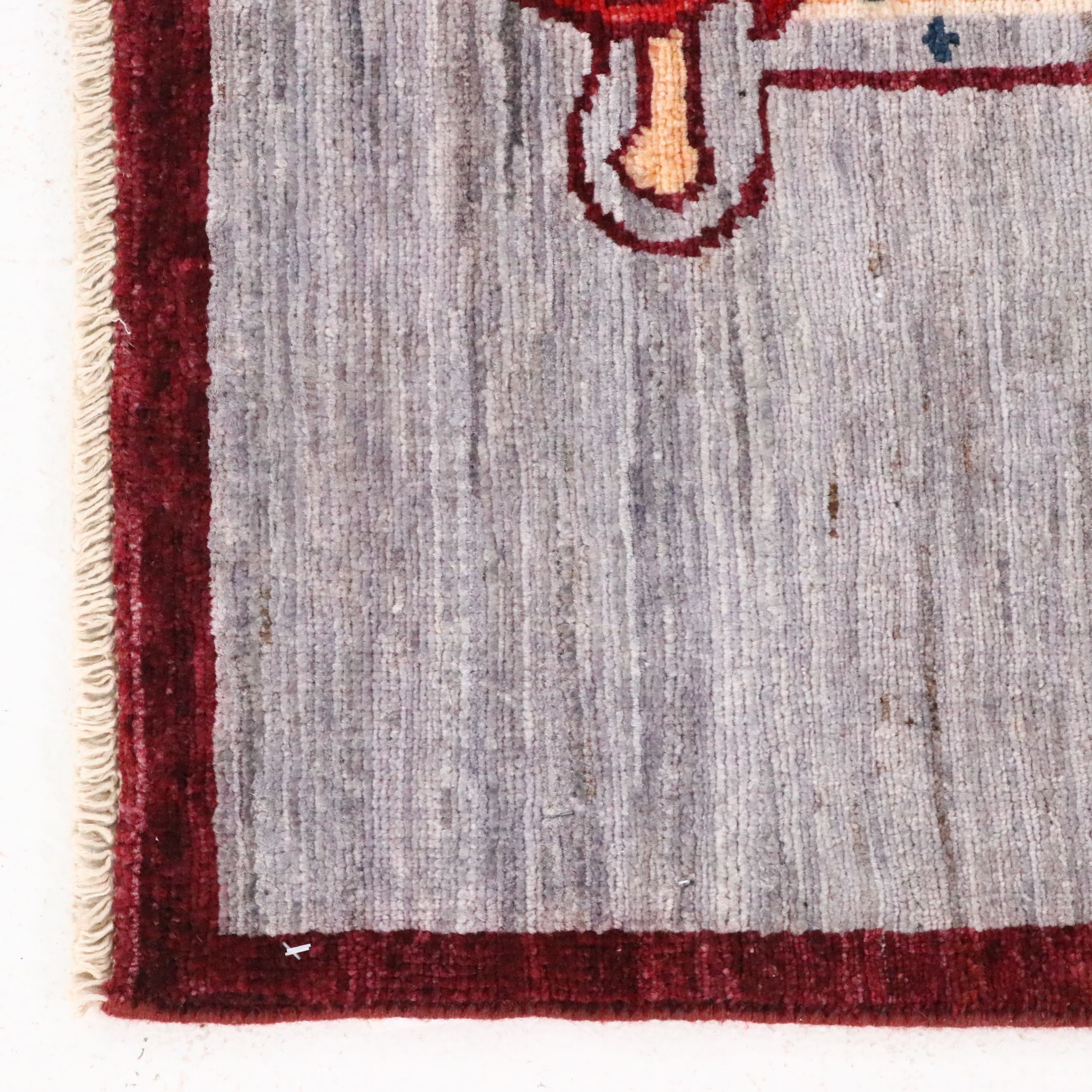 3'2 x 4'10 Hand-Knotted Northwest Persian Pictorial Accent Rug