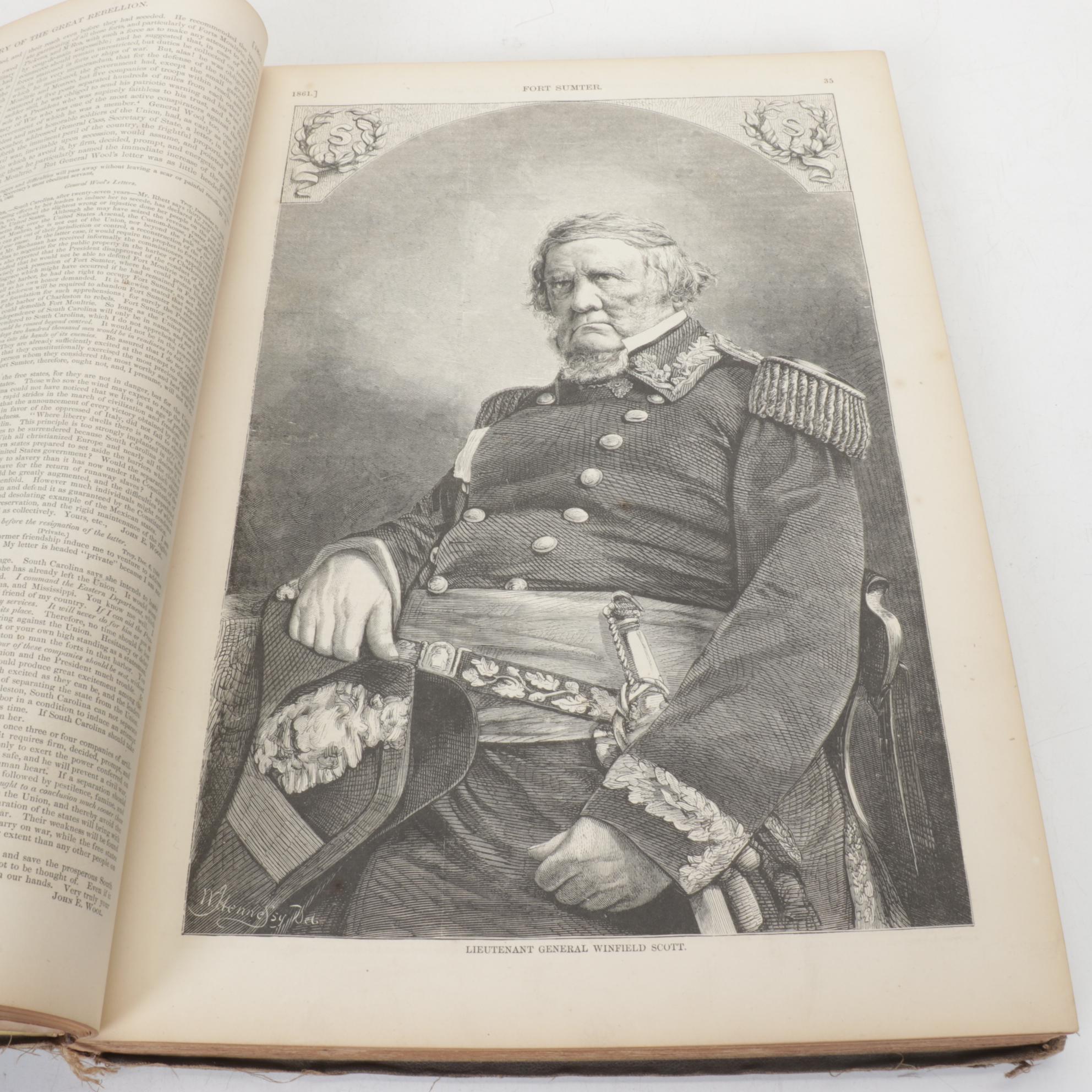 Harper's "Pictorial History of the Great Rebellion" by Gurnsey and Alden, 1866