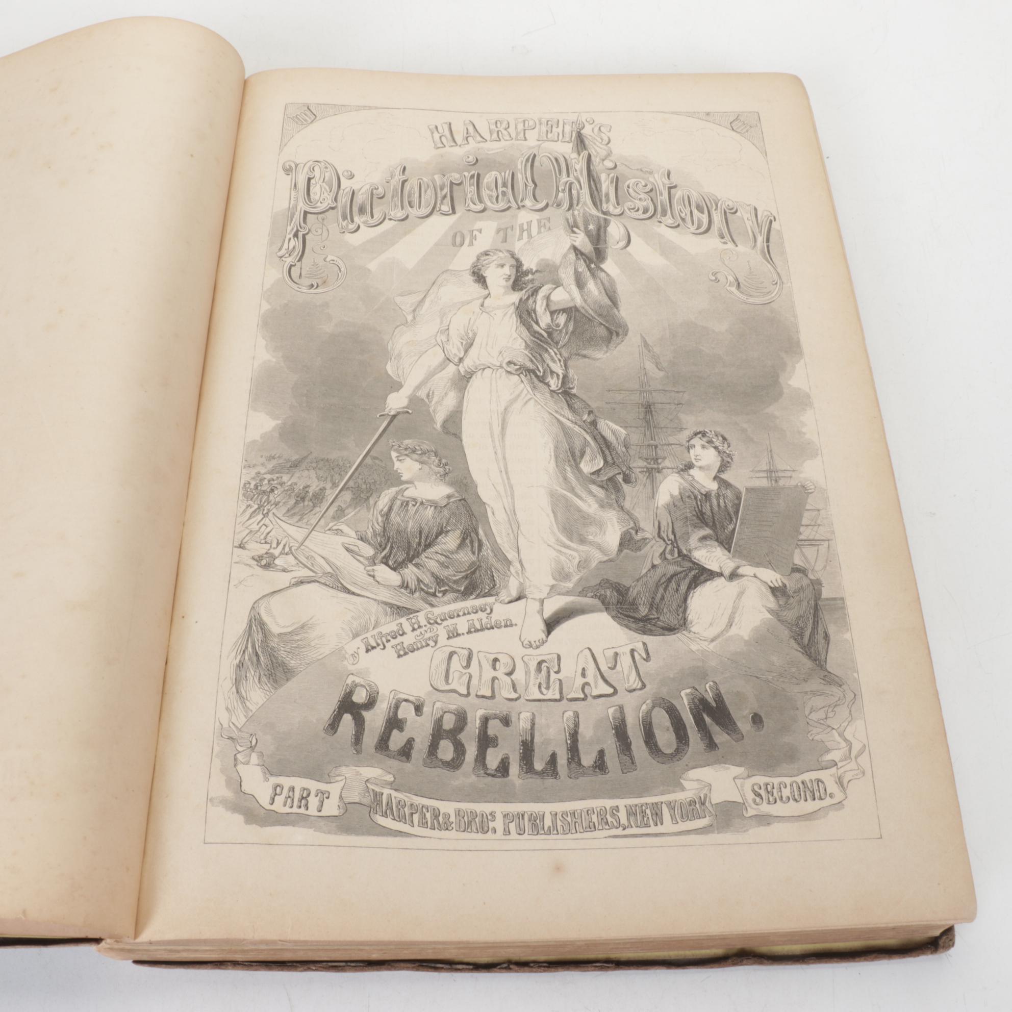 Harper's "Pictorial History of the Great Rebellion" by Gurnsey and Alden, 1866