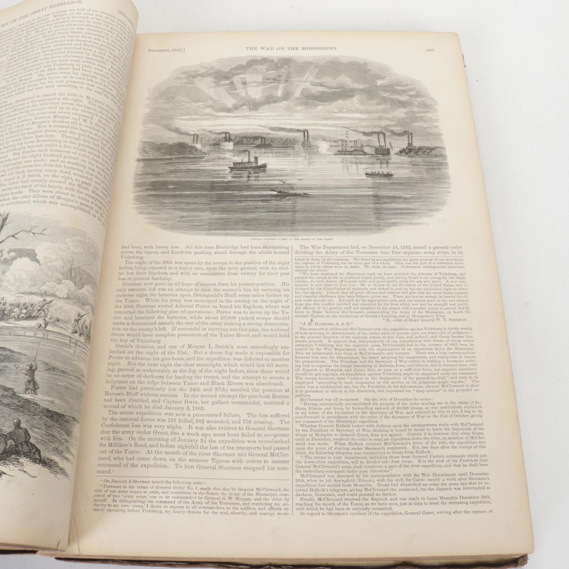 Harper's "Pictorial History of the Great Rebellion" by Gurnsey and Alden, 1866