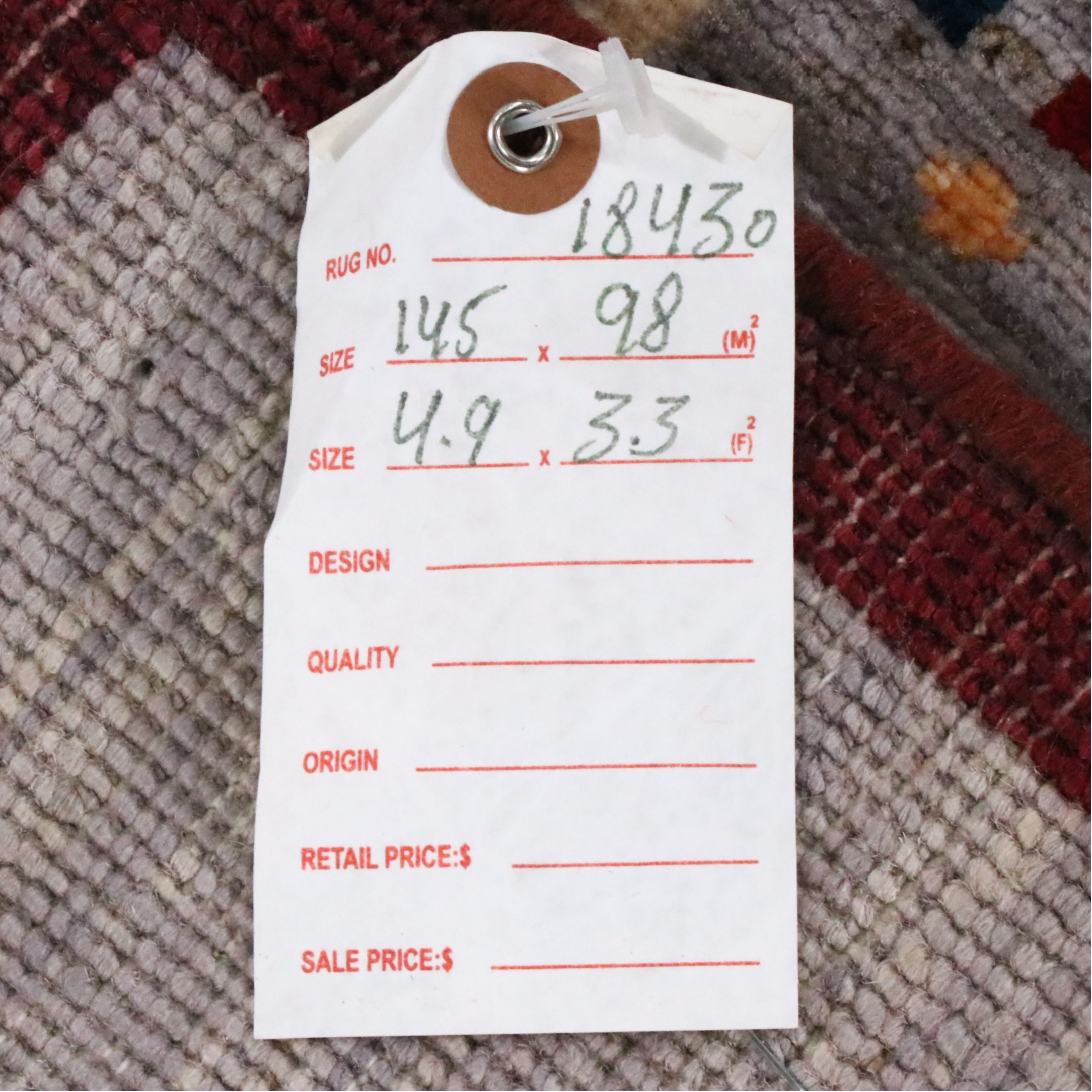 3'2 x 4'10 Hand-Knotted Northwest Persian Pictorial Accent Rug