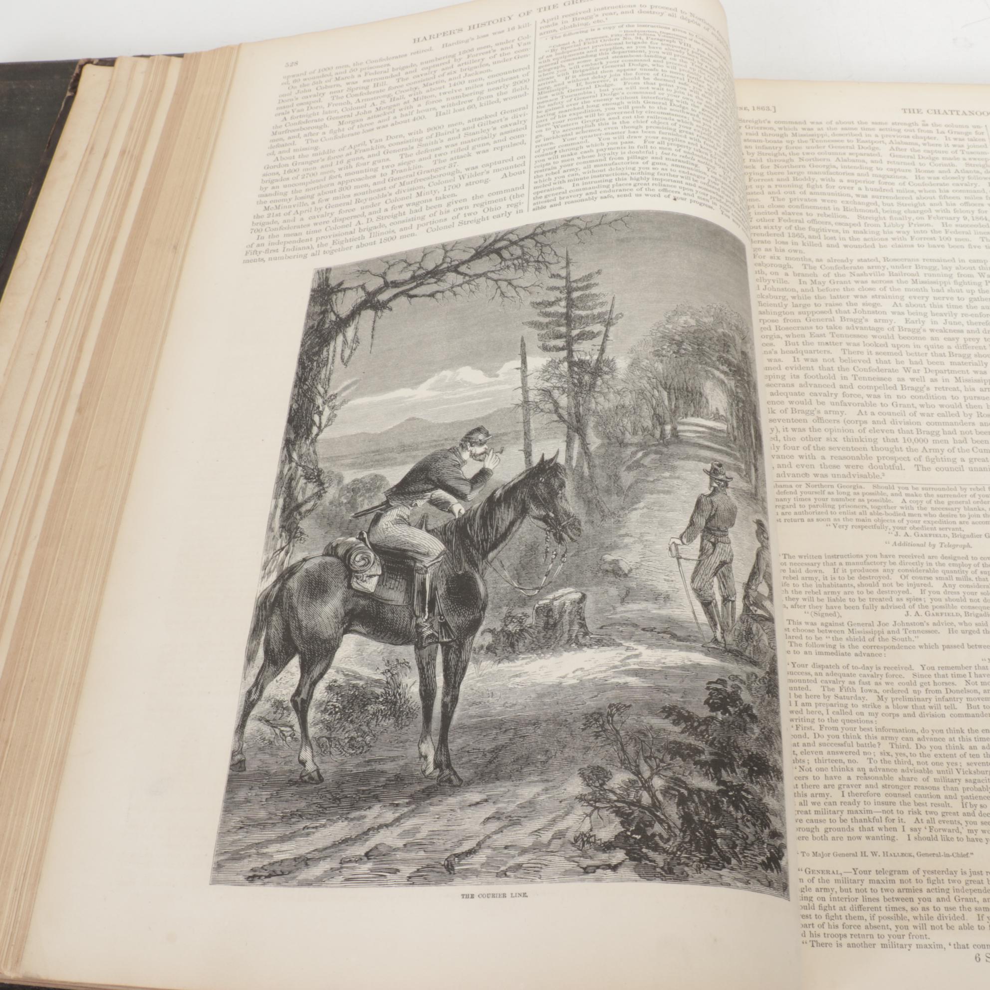Harper's "Pictorial History of the Great Rebellion" by Gurnsey and Alden, 1866