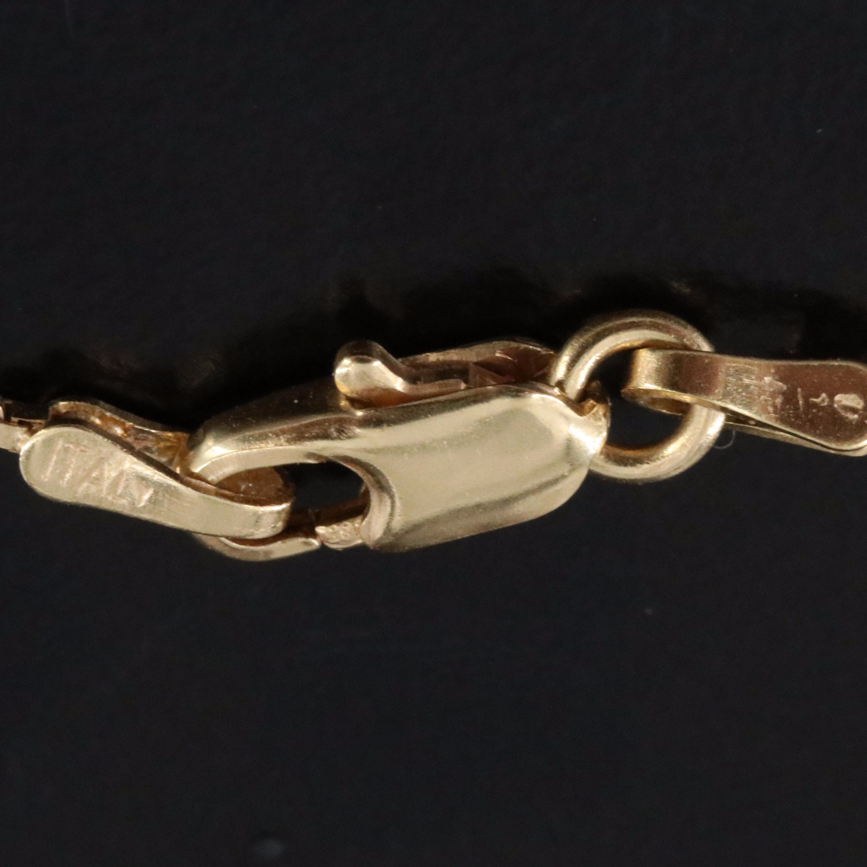 14K Amethyst Solitaire Pendant Necklace