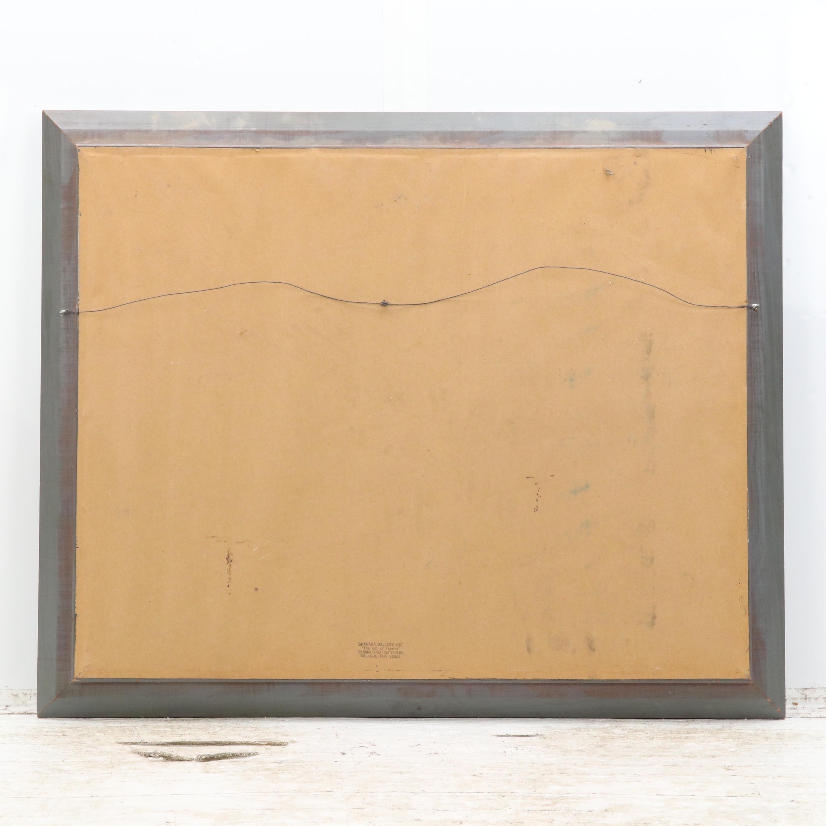 Joseph Orr Winter Landscape Watercolor Painting