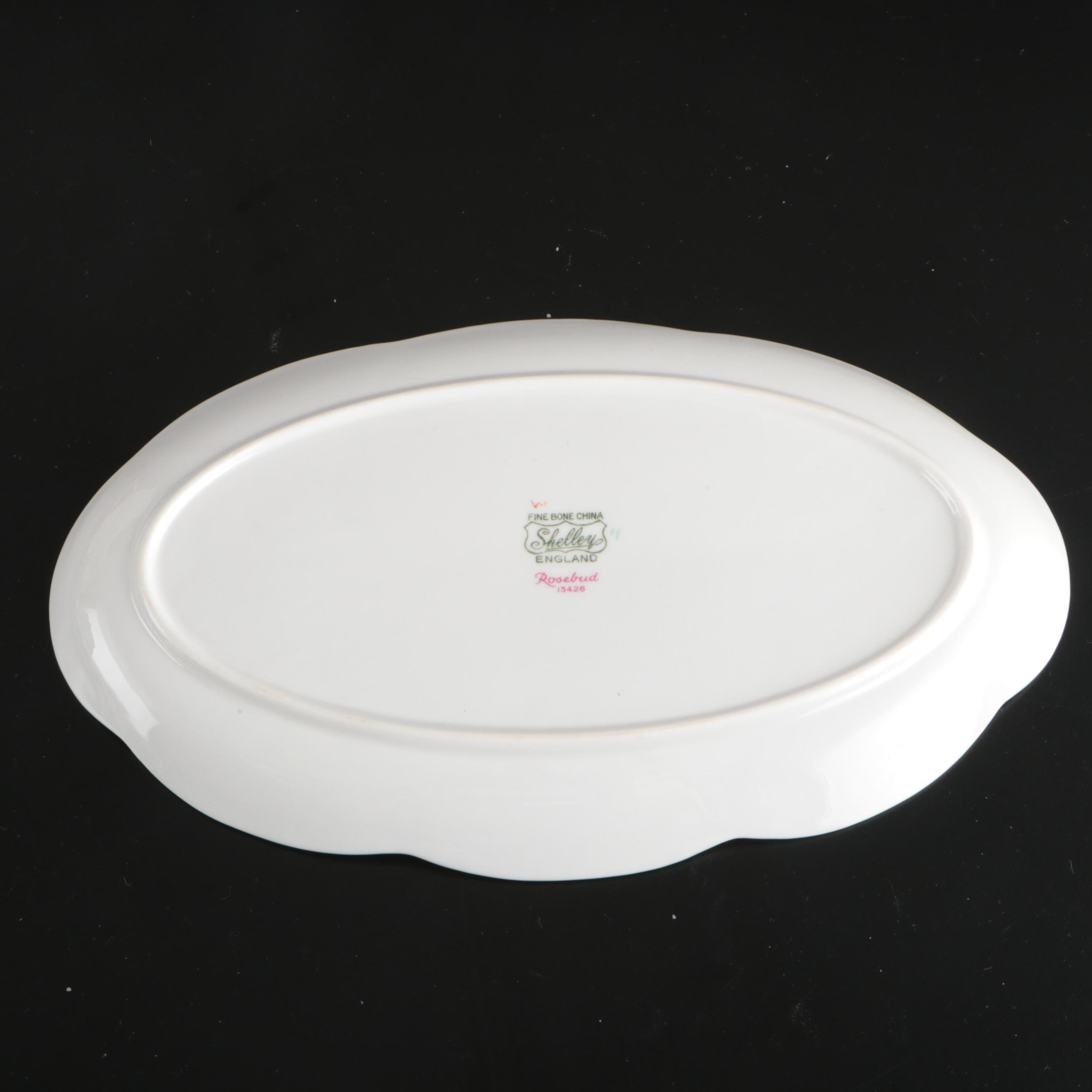 Schumann "Wild Rose" and Shelly Snack Plates and Tableware