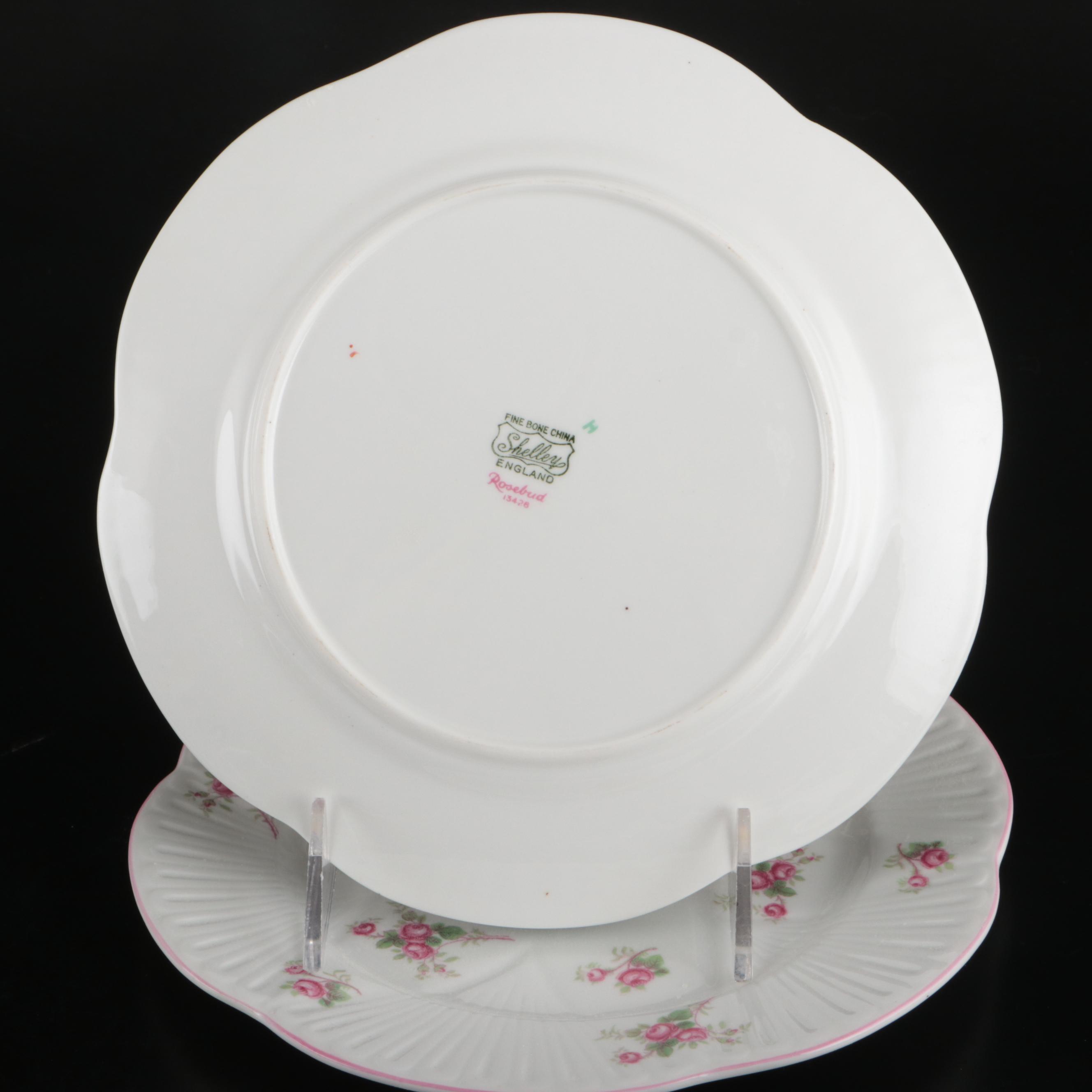 Schumann "Wild Rose" and Shelly Snack Plates and Tableware