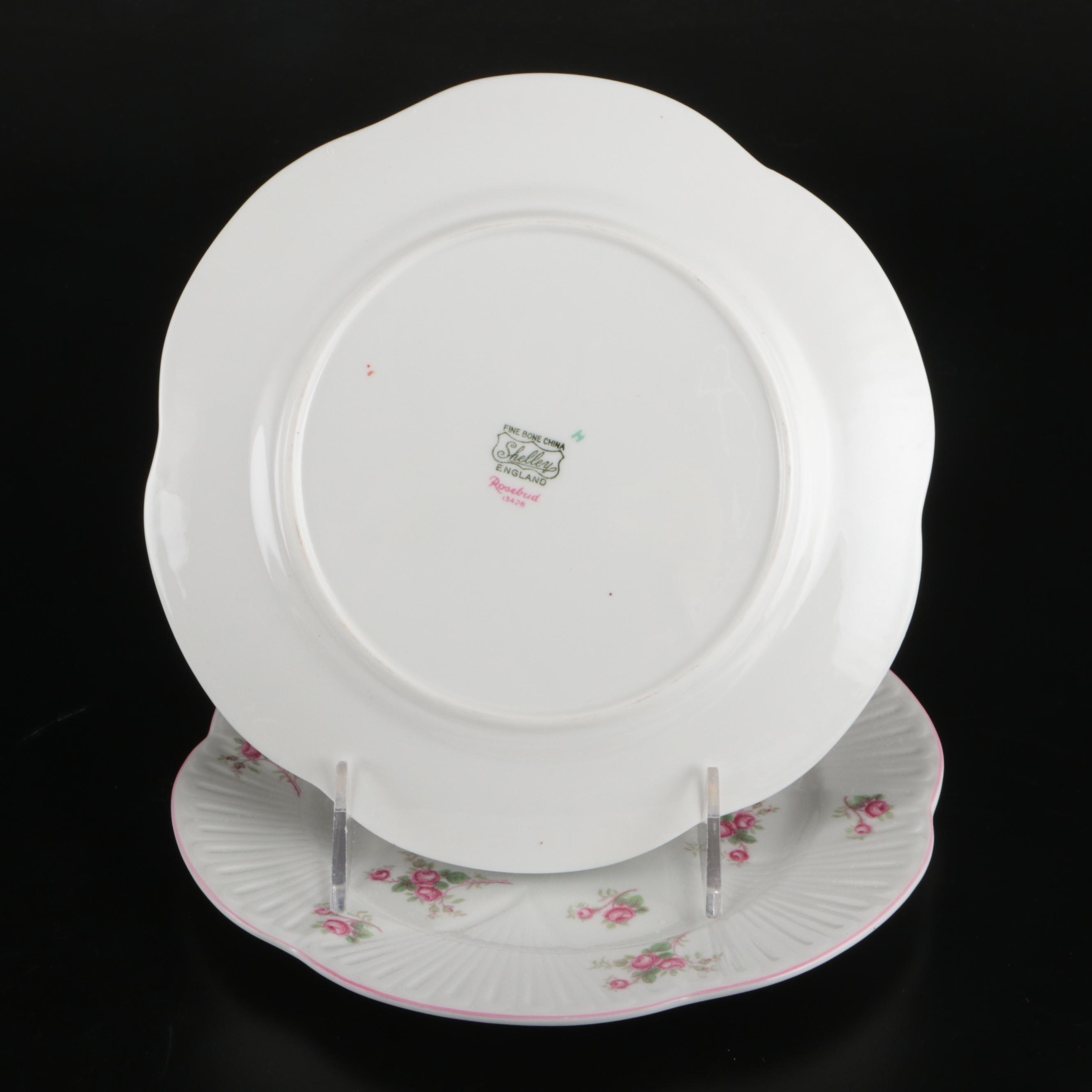 Schumann "Wild Rose" and Shelly Snack Plates and Tableware
