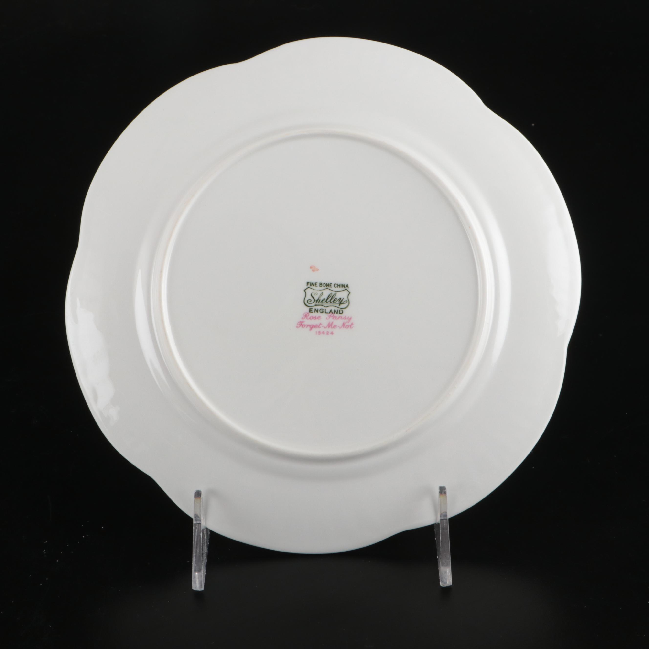 Schumann "Wild Rose" and Shelly Snack Plates and Tableware