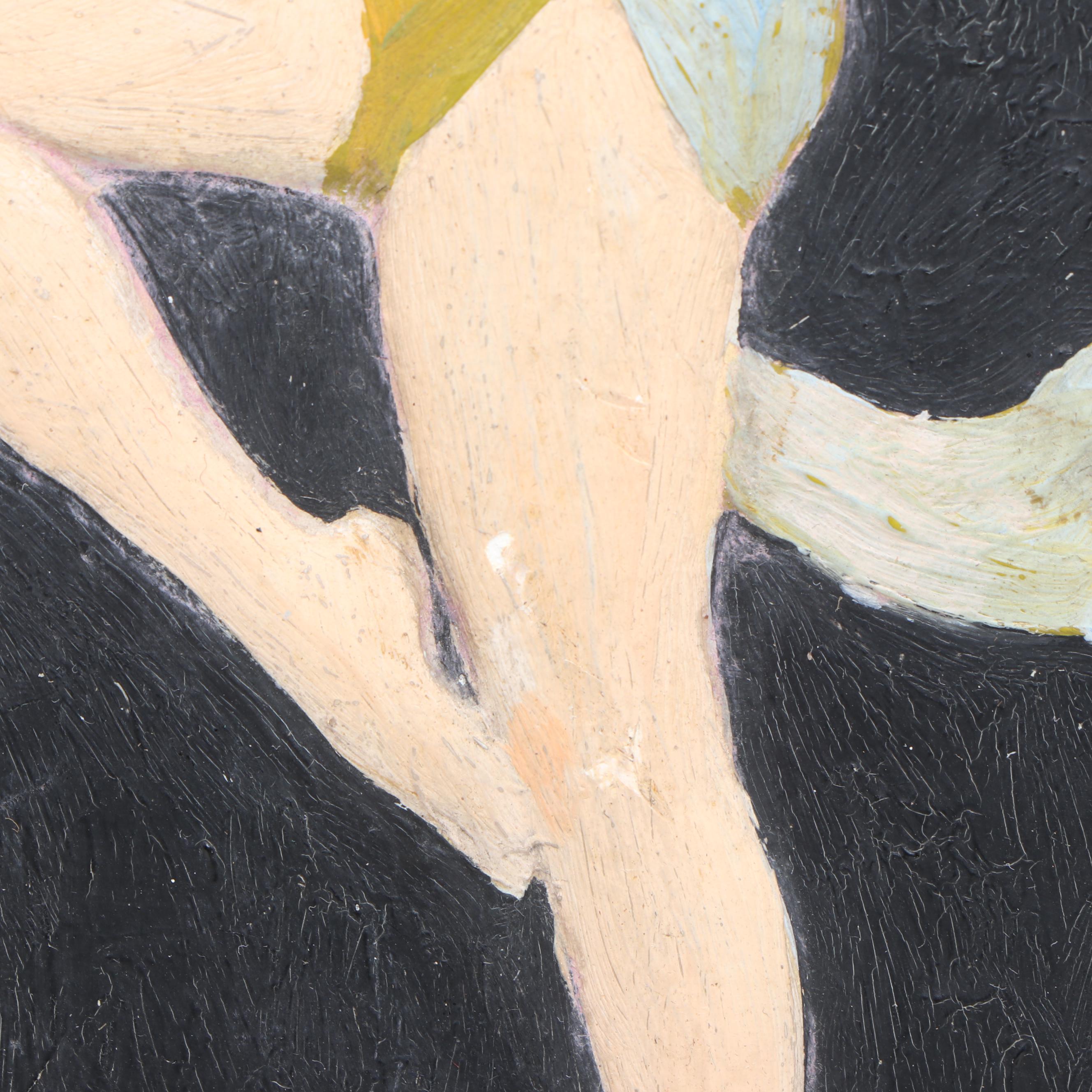 Art Deco Cast Plaster Bas-Relief of Dancing Nymphs