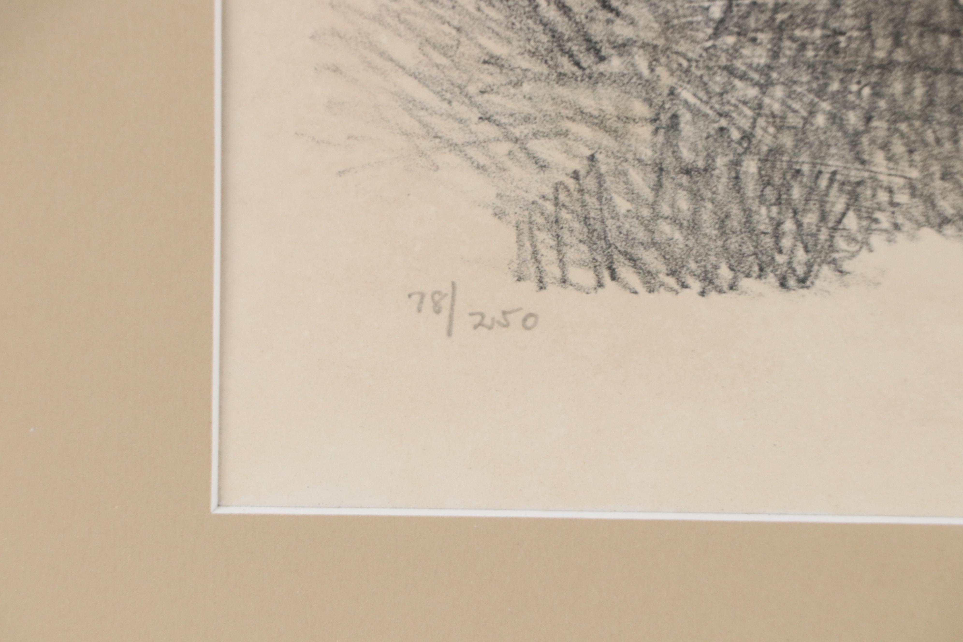 Chaim Gross Lithograph "Balancing"