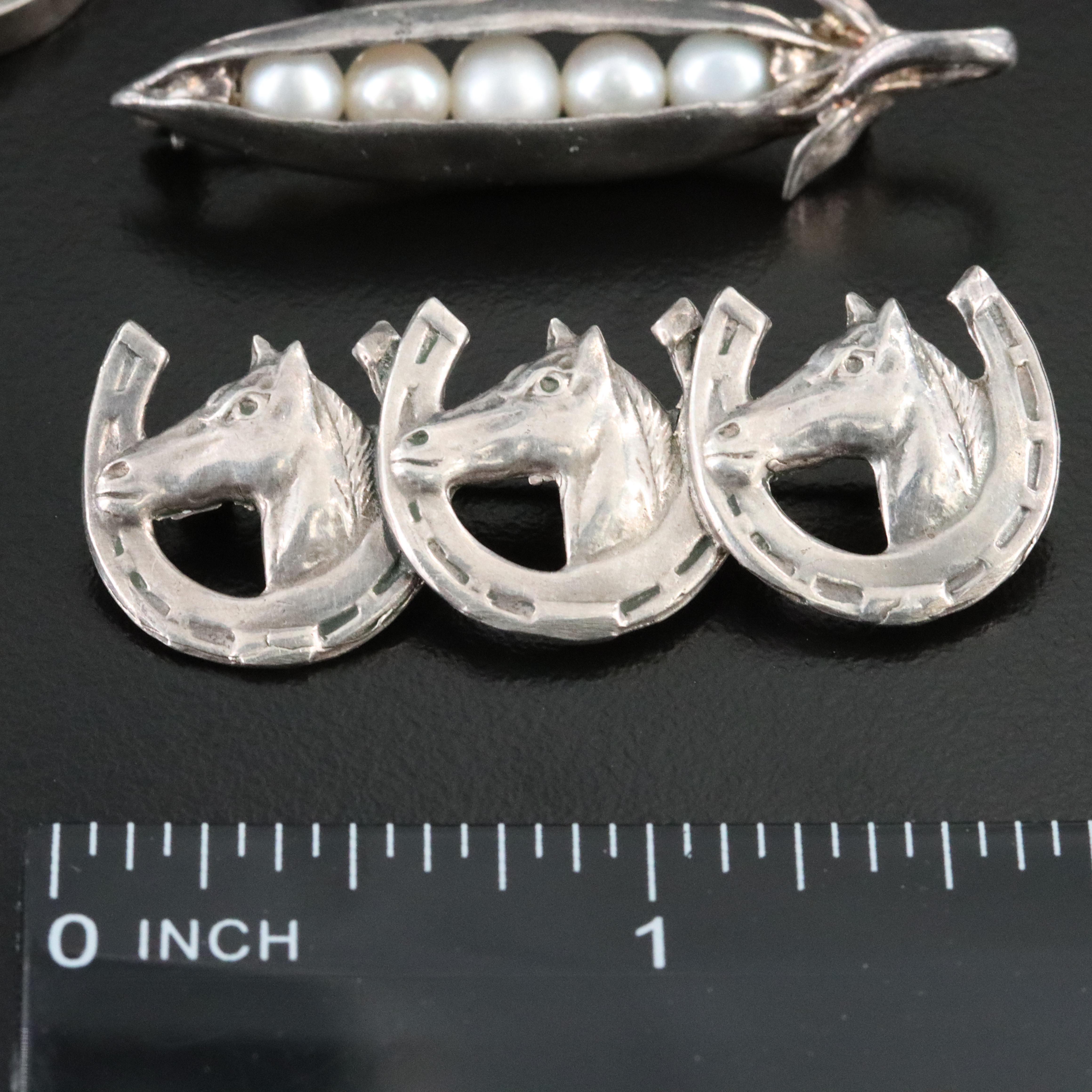 Vintage Sterling Malachite, Pearl and Turquoise Jewelry Collection