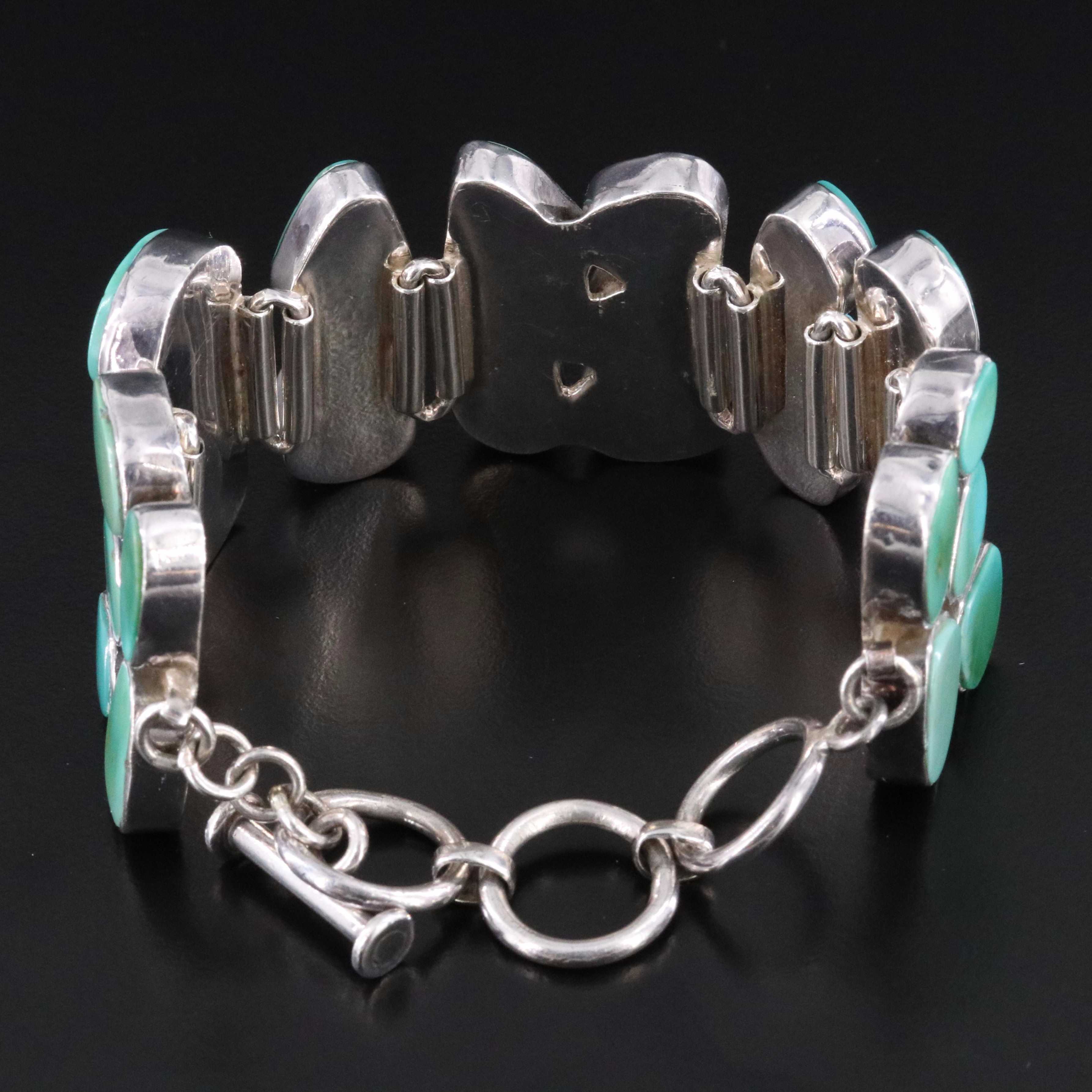 Sterling Turquoise Bracelet