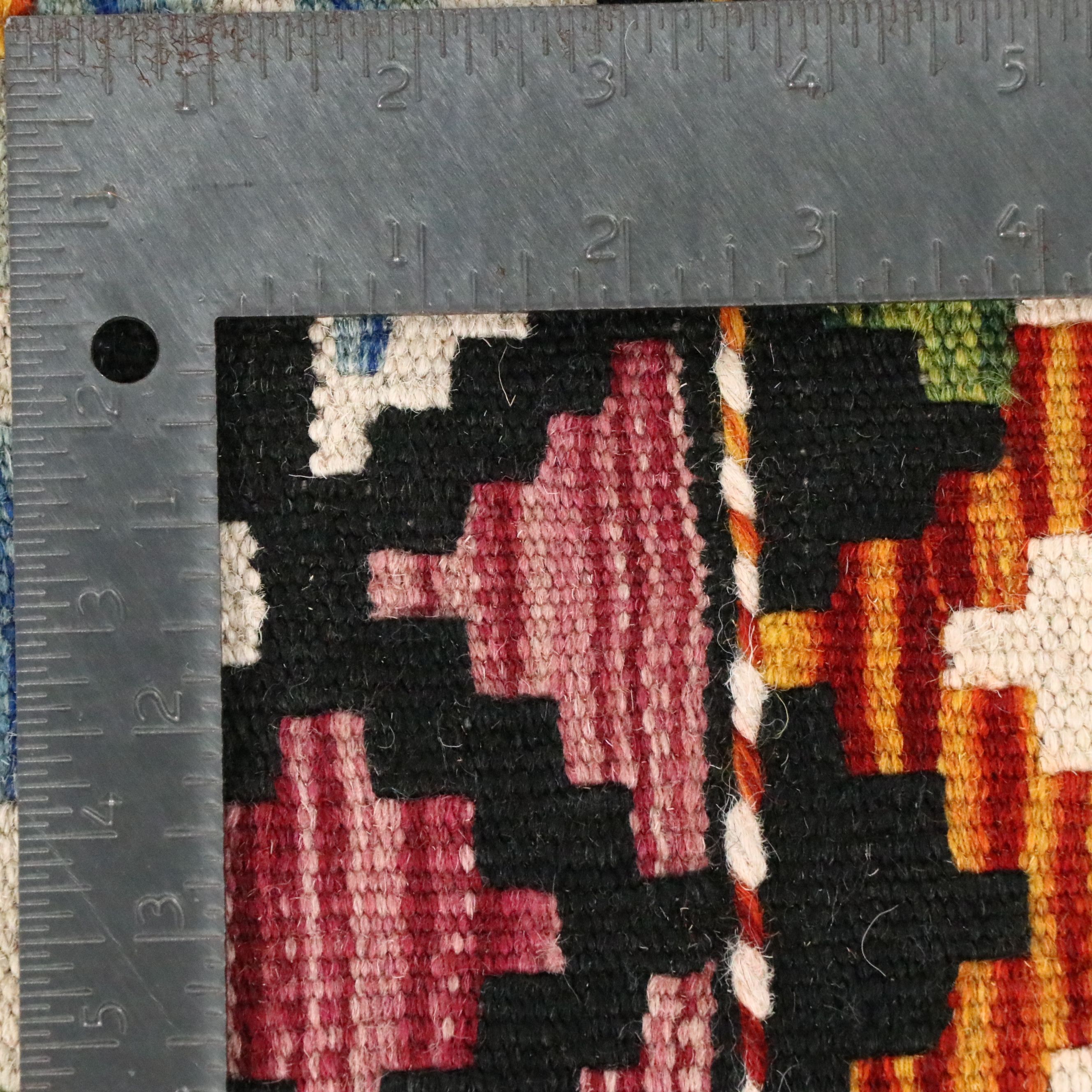 5'11 x 8'6 Handwoven Pakistani Kilim Area Rug