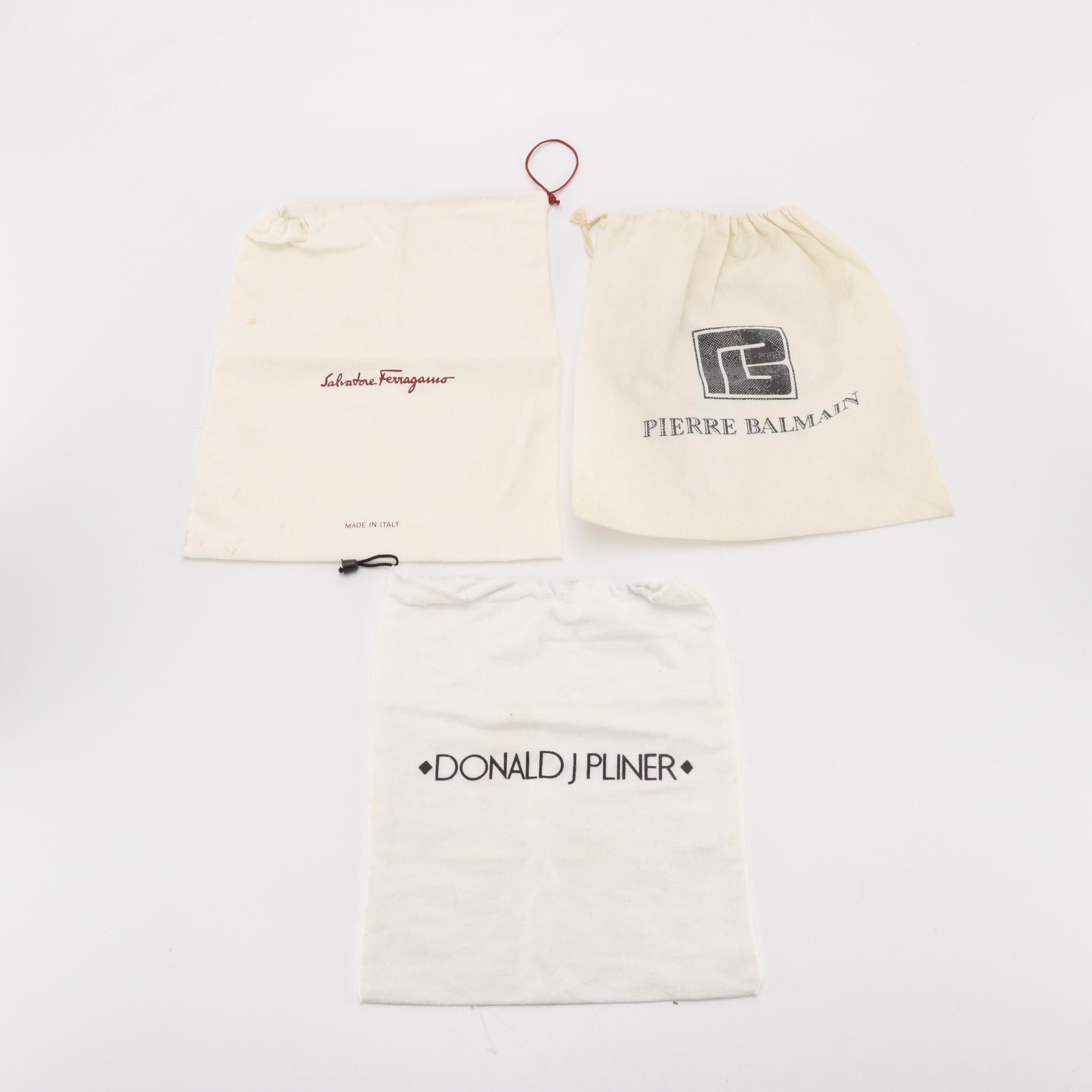 Gucci, Fendi, Louis Vuitton, Coach, Salvatore Ferragamo and Other Dust Bags