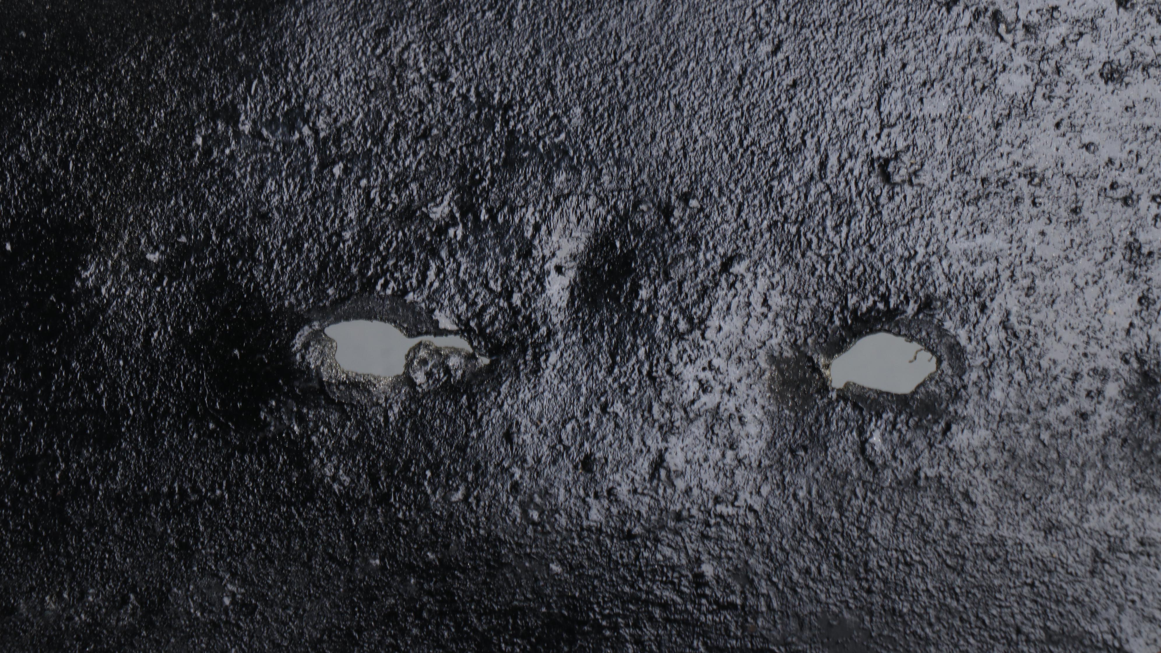 Victorian Style Gold-Painted Fireplace Hearth and Fender