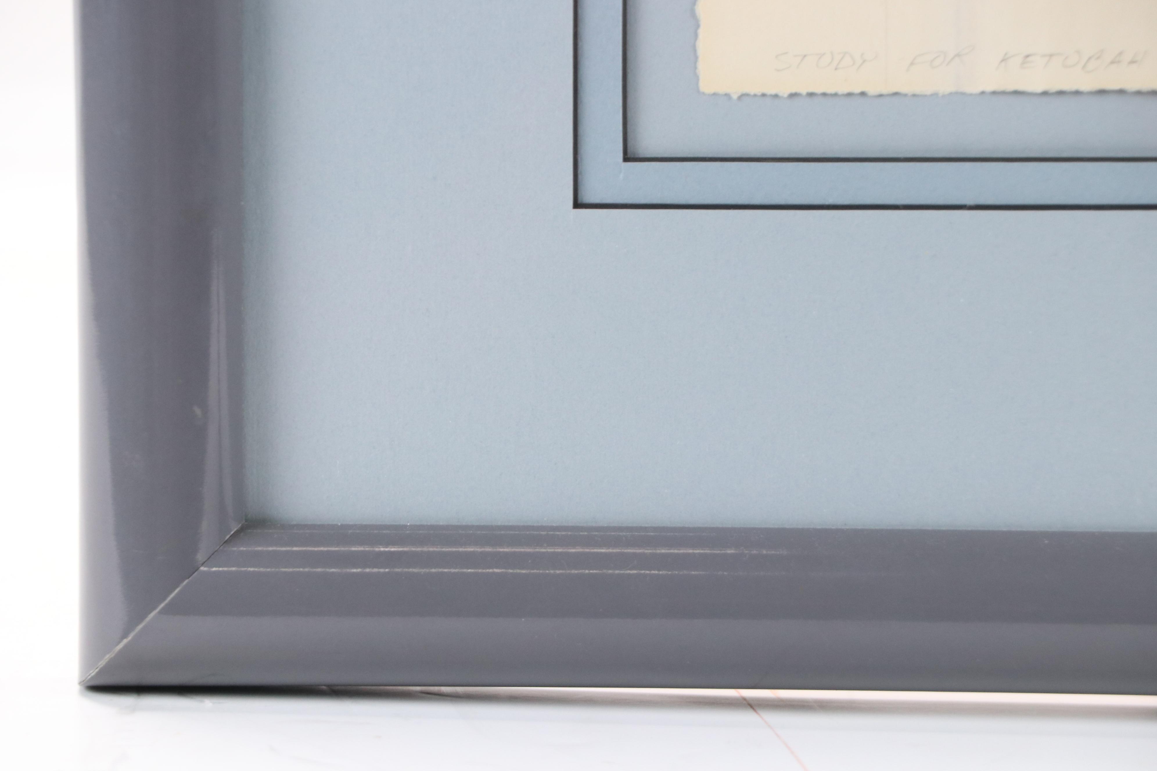 Graphite and Watercolor Sketch "Study for Ketubah," 1975