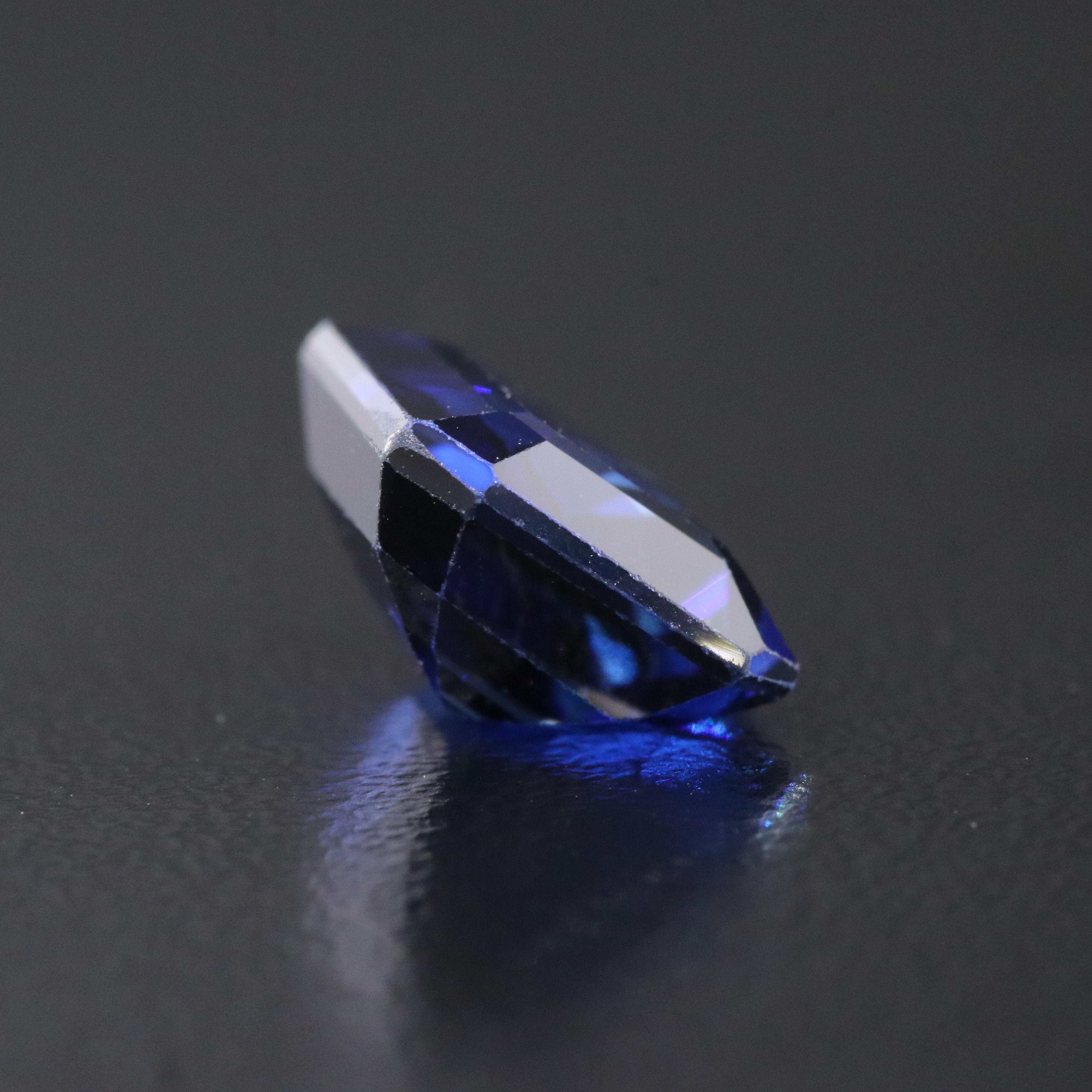 Loose 5.97 CT Lab Grown Sapphire