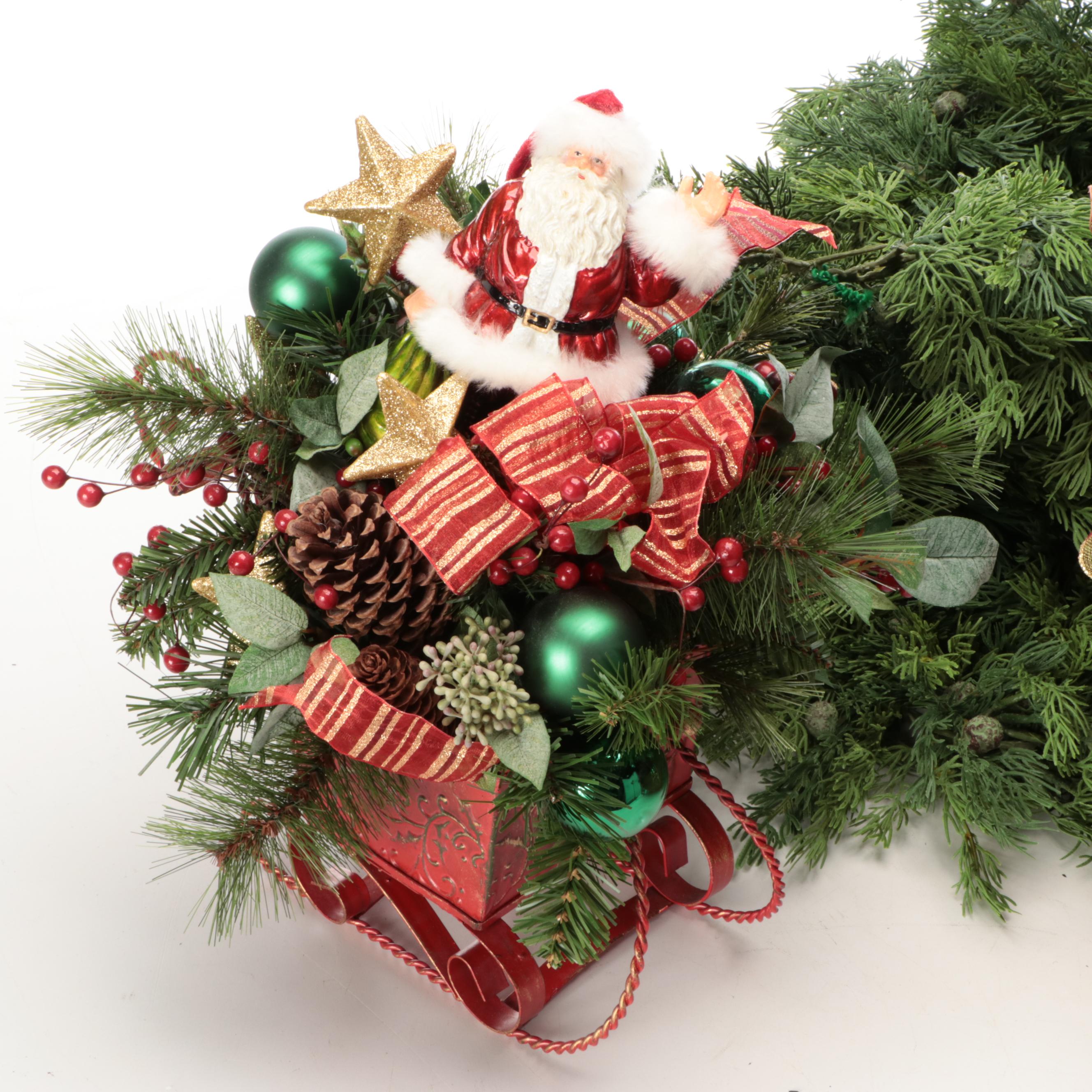 Christmas Garland Baskets, Wall Hanging and More