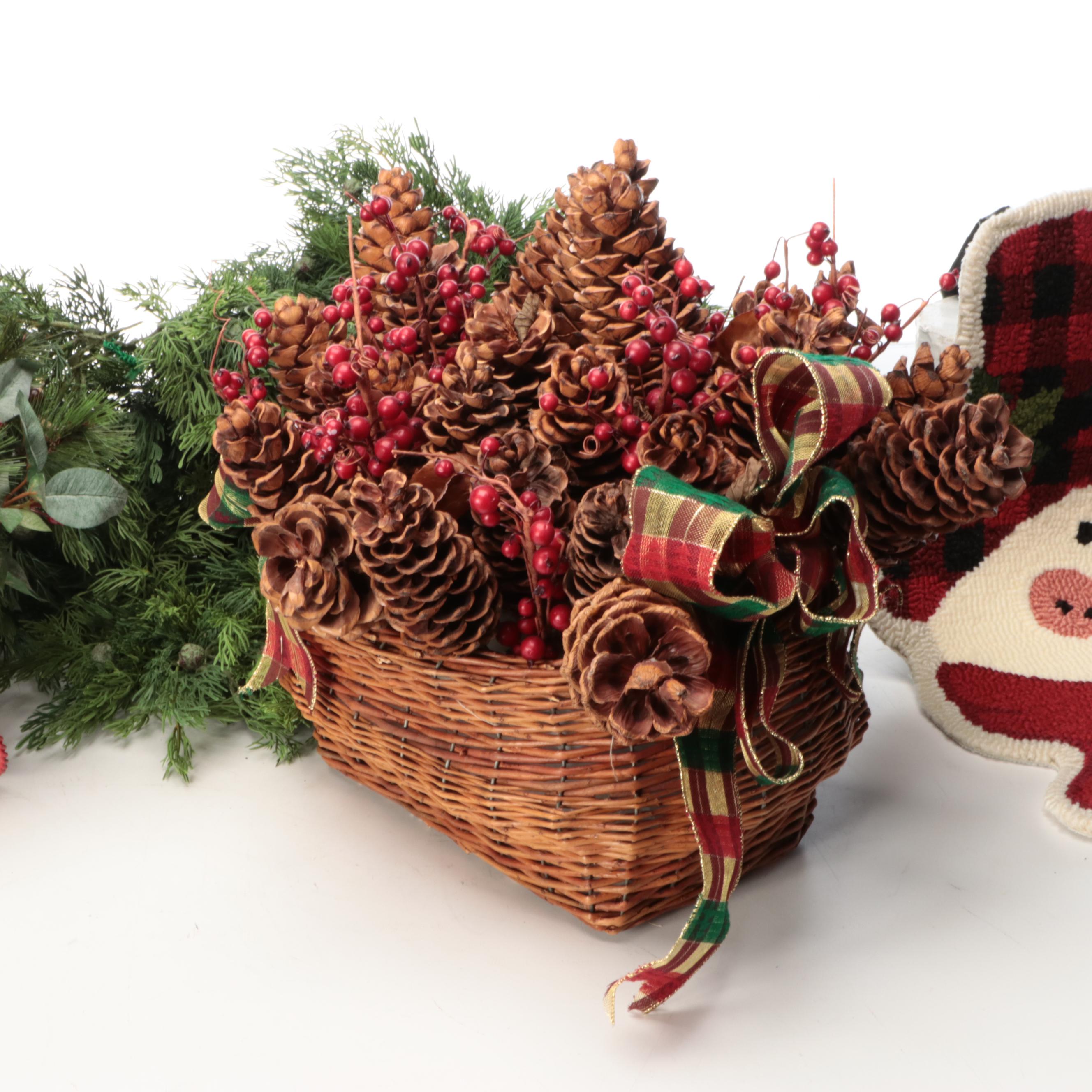 Christmas Garland Baskets, Wall Hanging and More