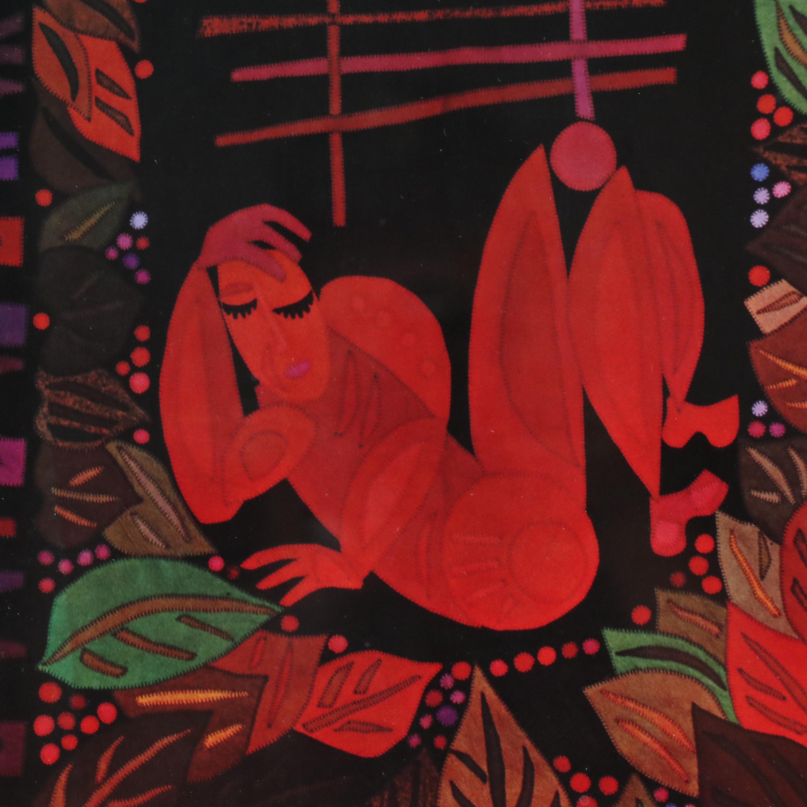 Judaic Folk Art Style Offset Lithographs After Gurwin Kopel