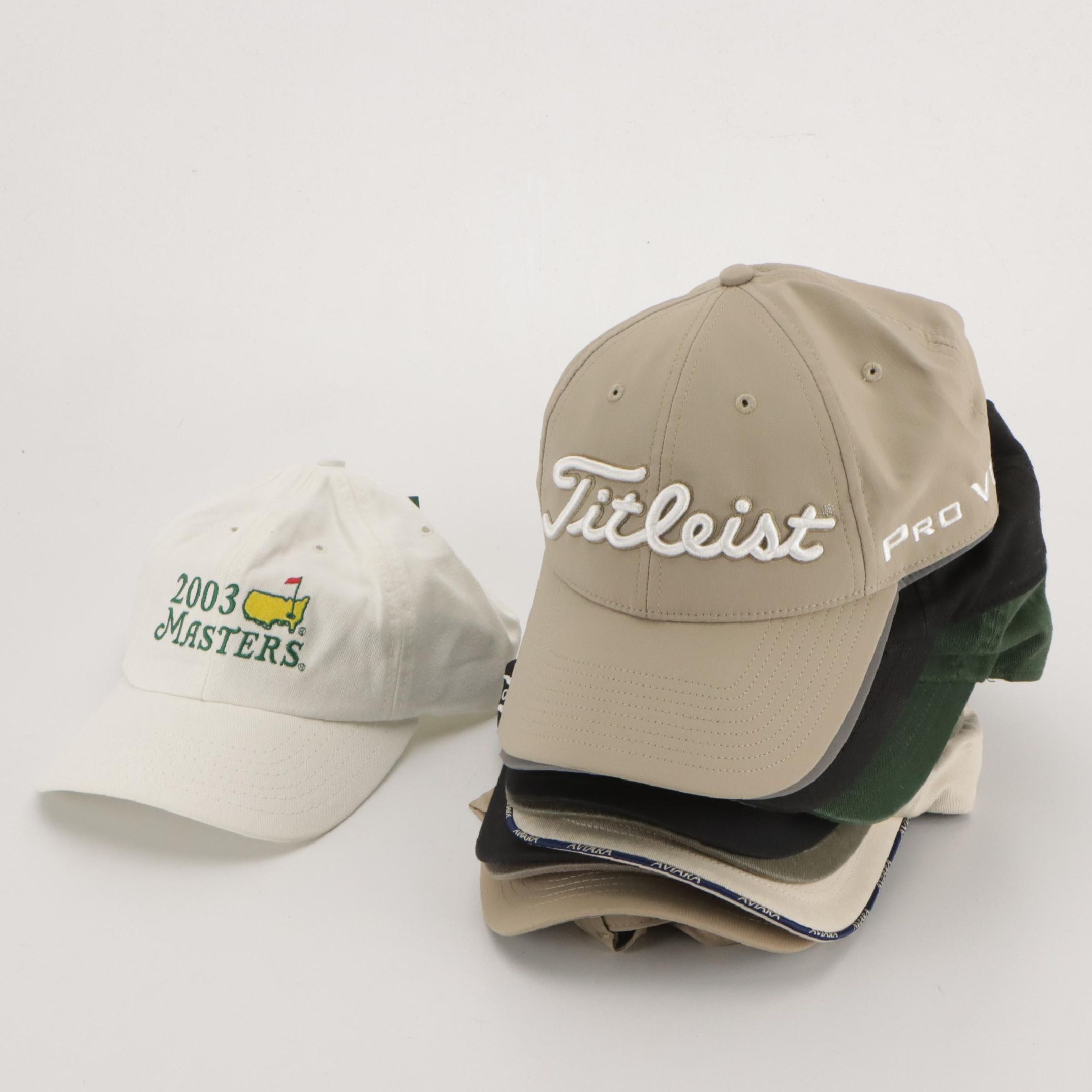 Titleist Pro, Masters, Nike Golf, and Other Baseball Caps