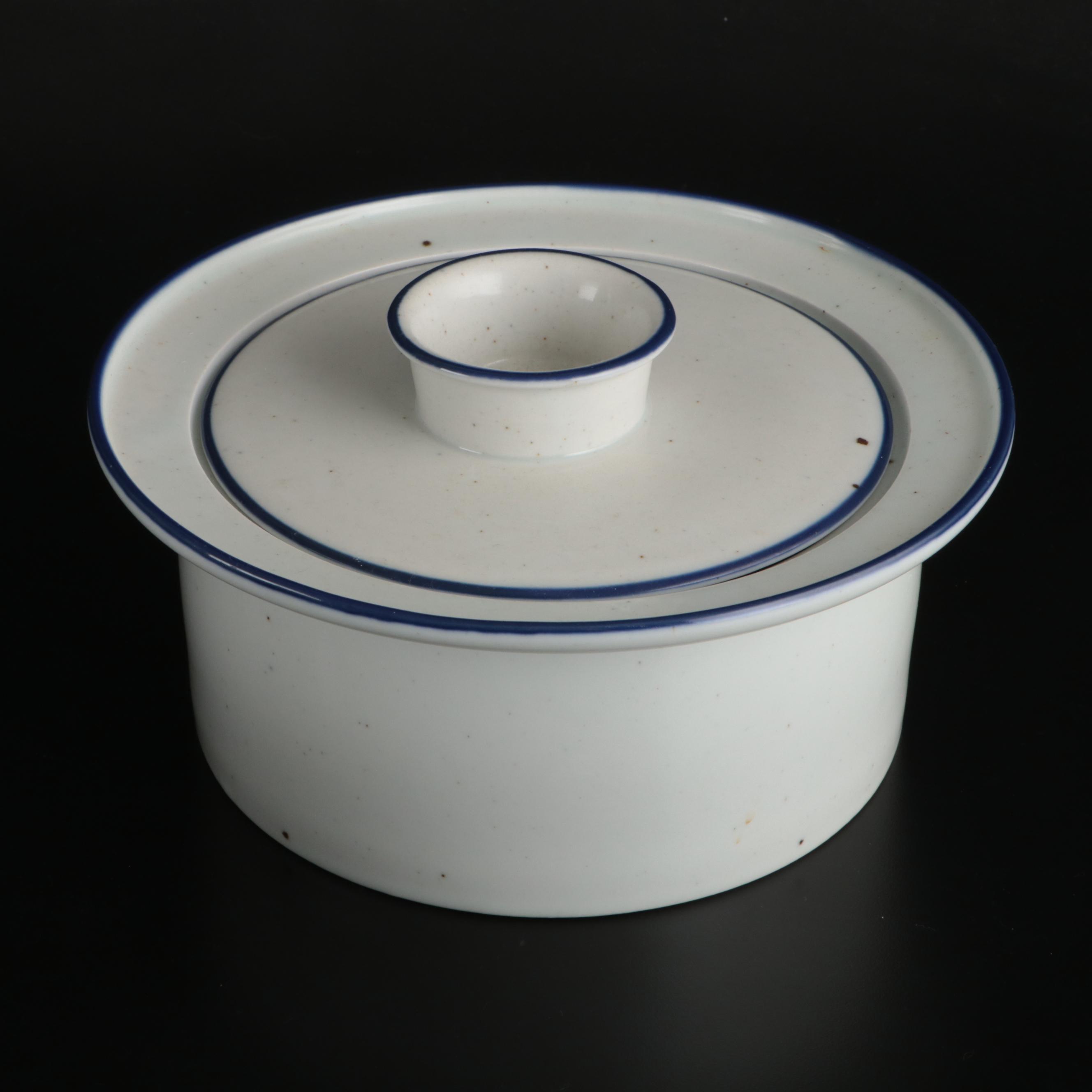 Dansk "Blue Mist" Ceramic Dinnerware and Serving Pieces, 1972-2002