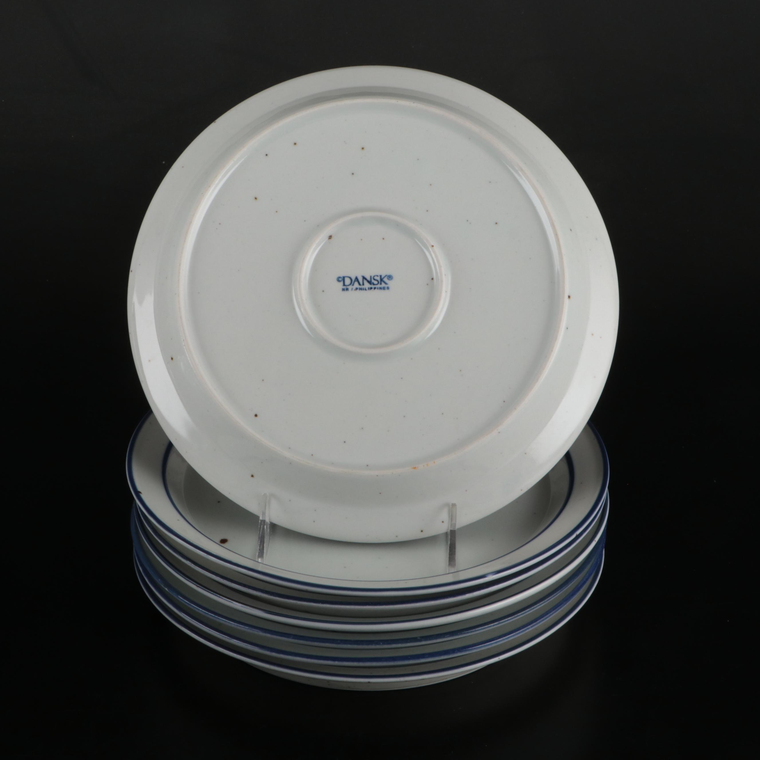 Dansk "Blue Mist" Ceramic Dinnerware and Serving Pieces, 1972-2002