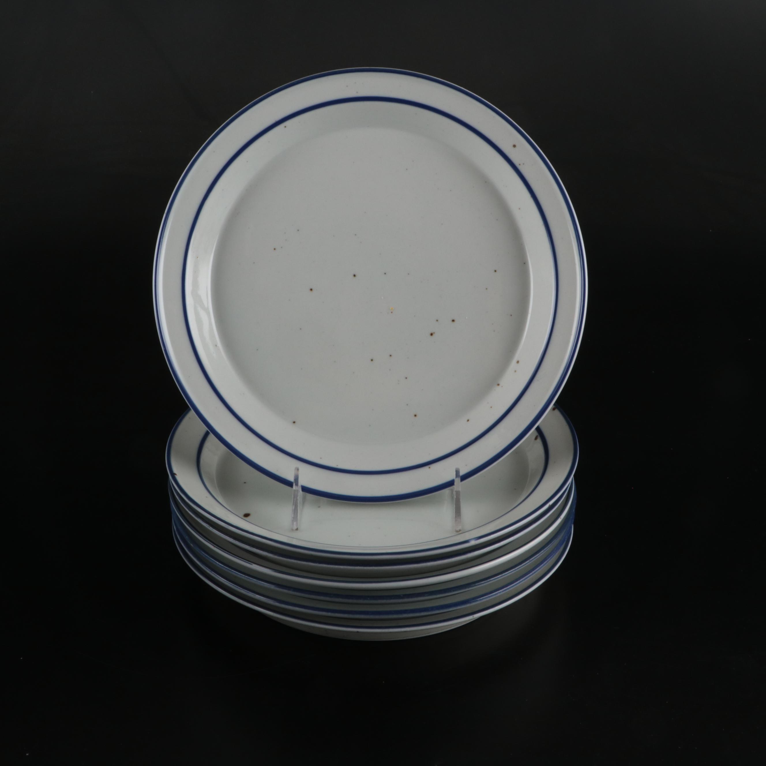Dansk "Blue Mist" Ceramic Dinnerware and Serving Pieces, 1972-2002