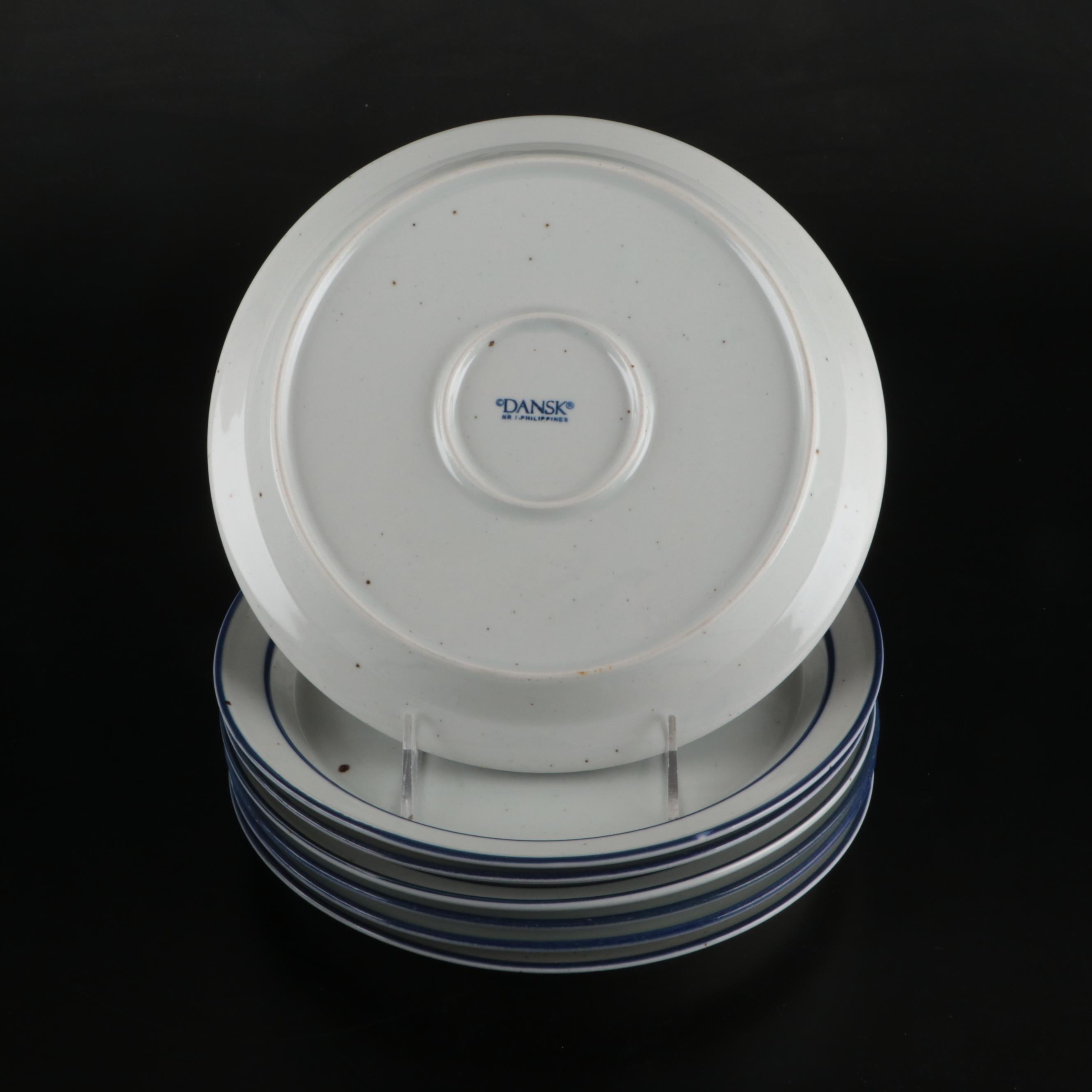 Dansk "Blue Mist" Ceramic Dinnerware and Serving Pieces, 1972-2002