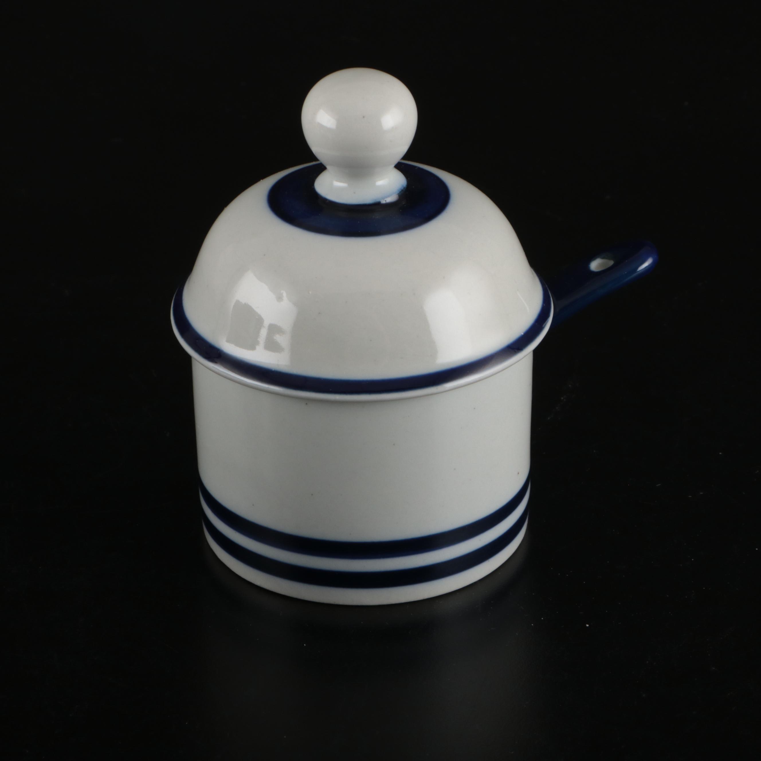 Dansk "Blue Mist" Ceramic Dinnerware and Serving Pieces, 1972-2002