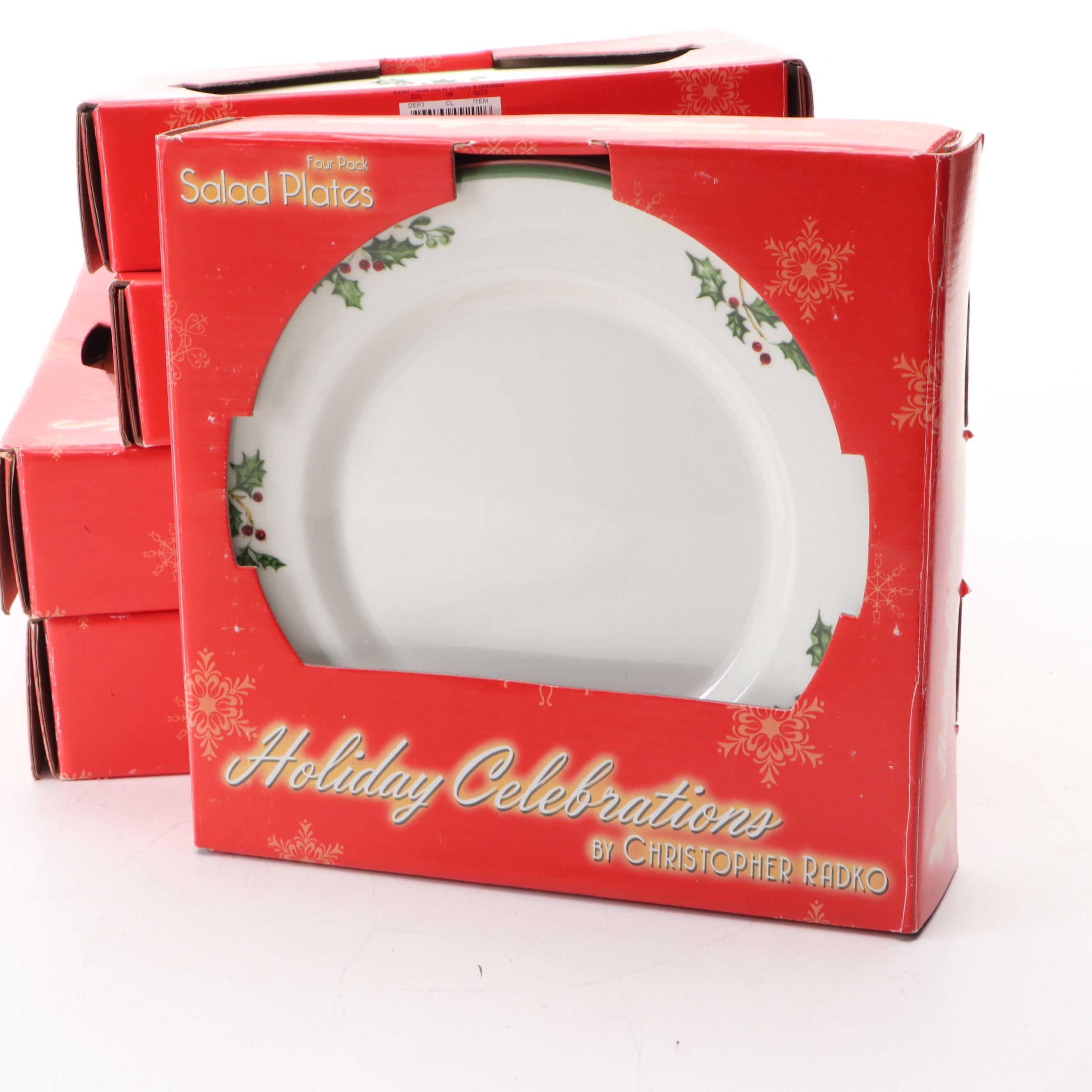 Christopher Radko "Holiday Celebrations" Plates