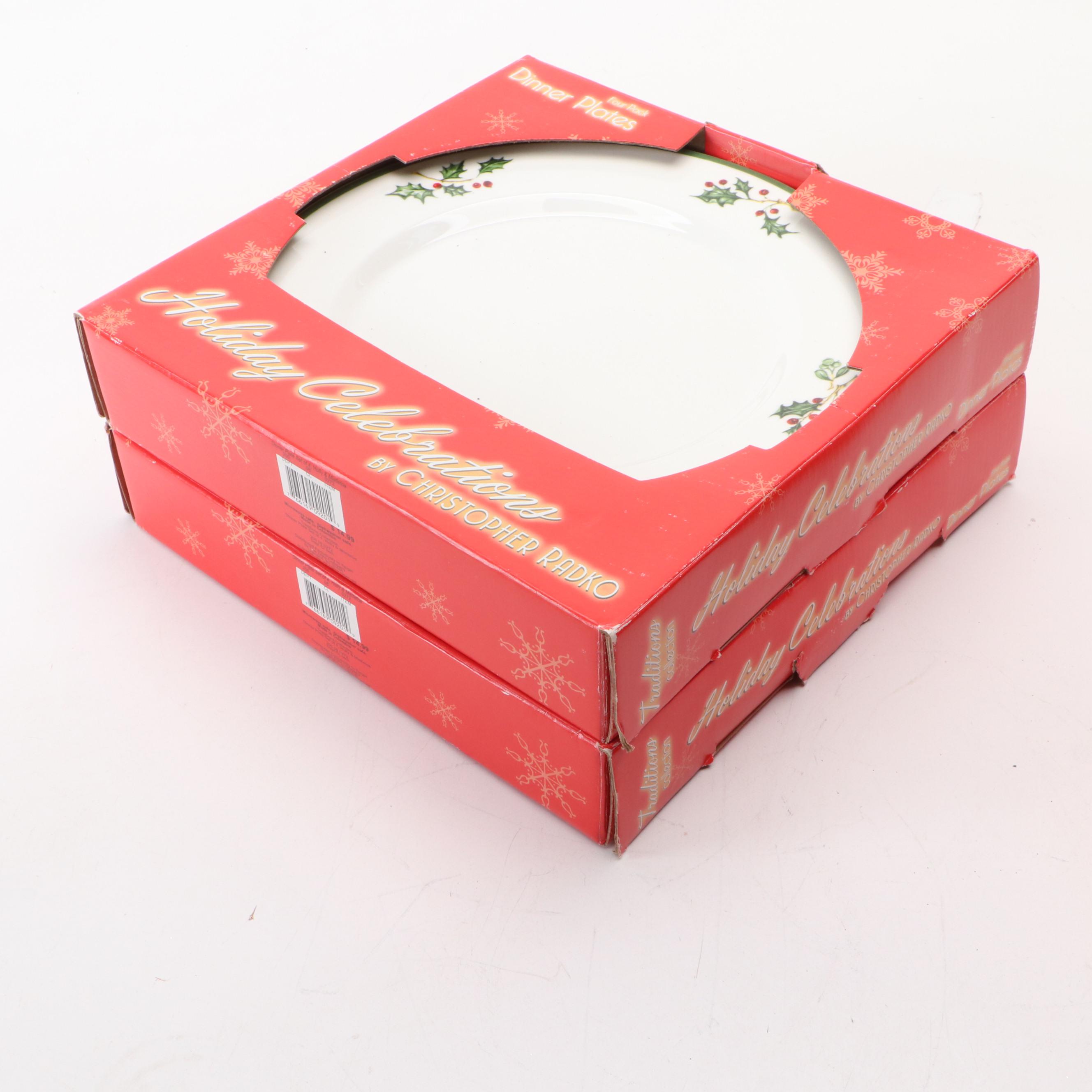 Christopher Radko "Holiday Celebrations" Plates