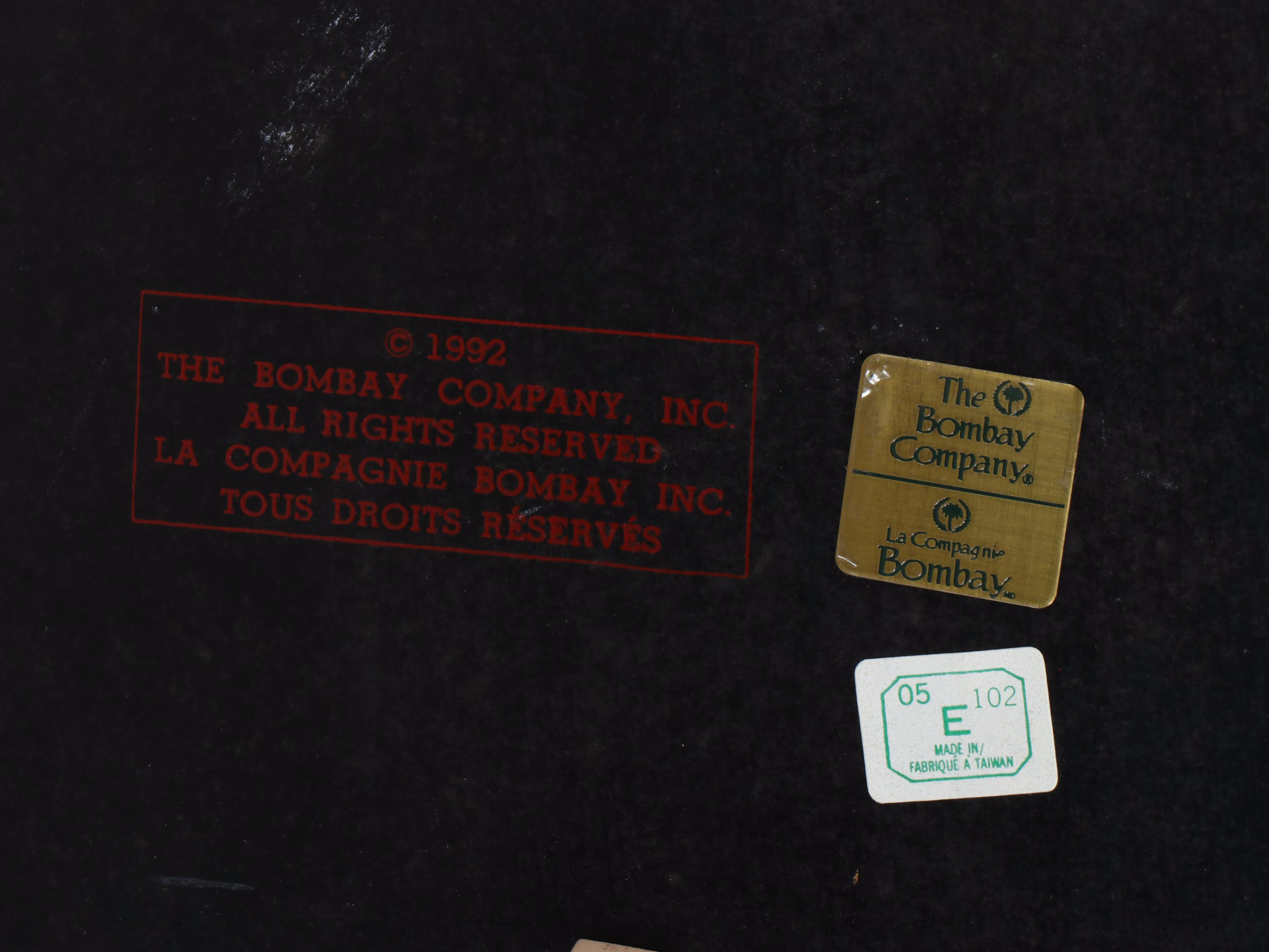 The Bombay Company Wooden Maid Drinks Table