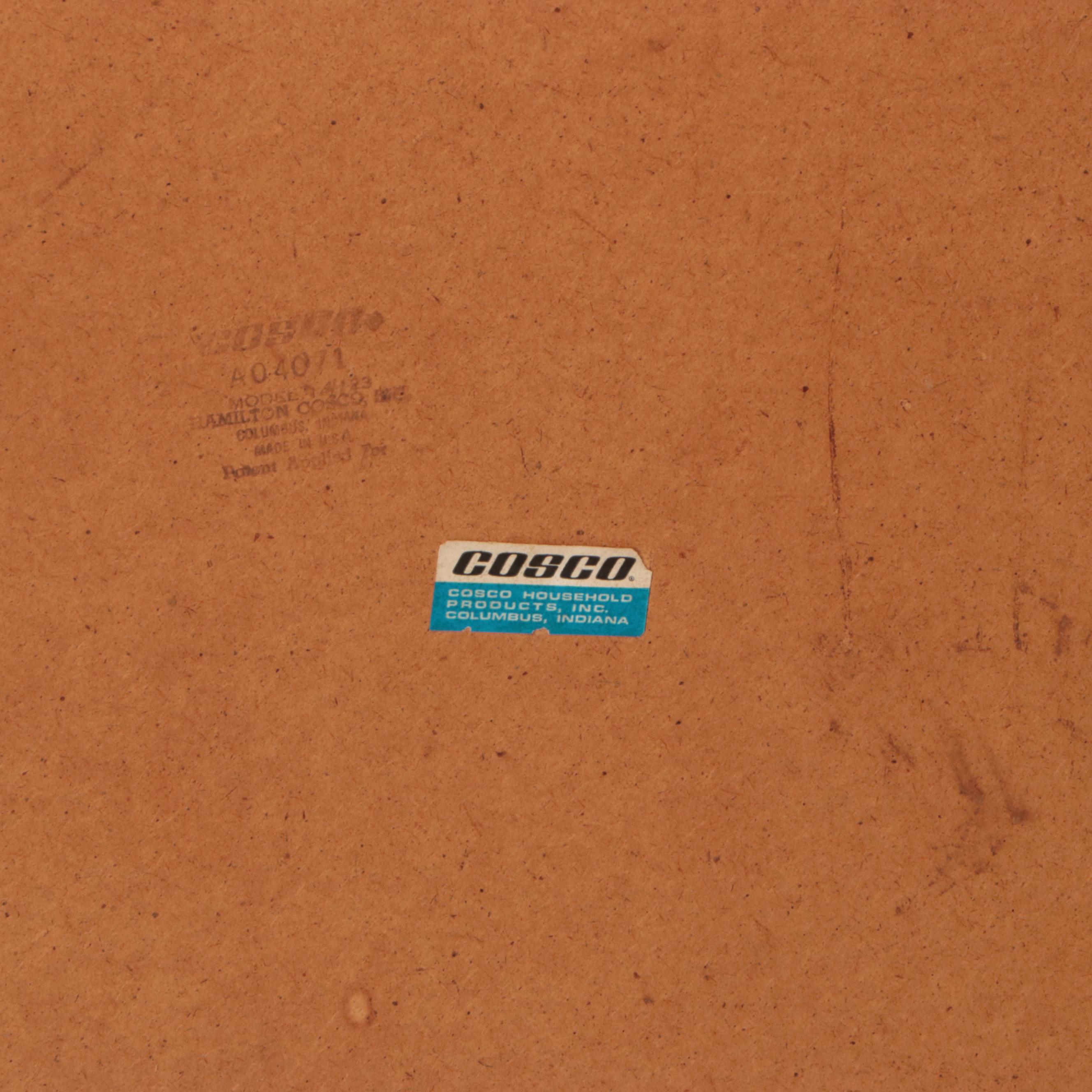 Cosco Vinyl and Metal Five-Piece Folding Table and Chairs Set