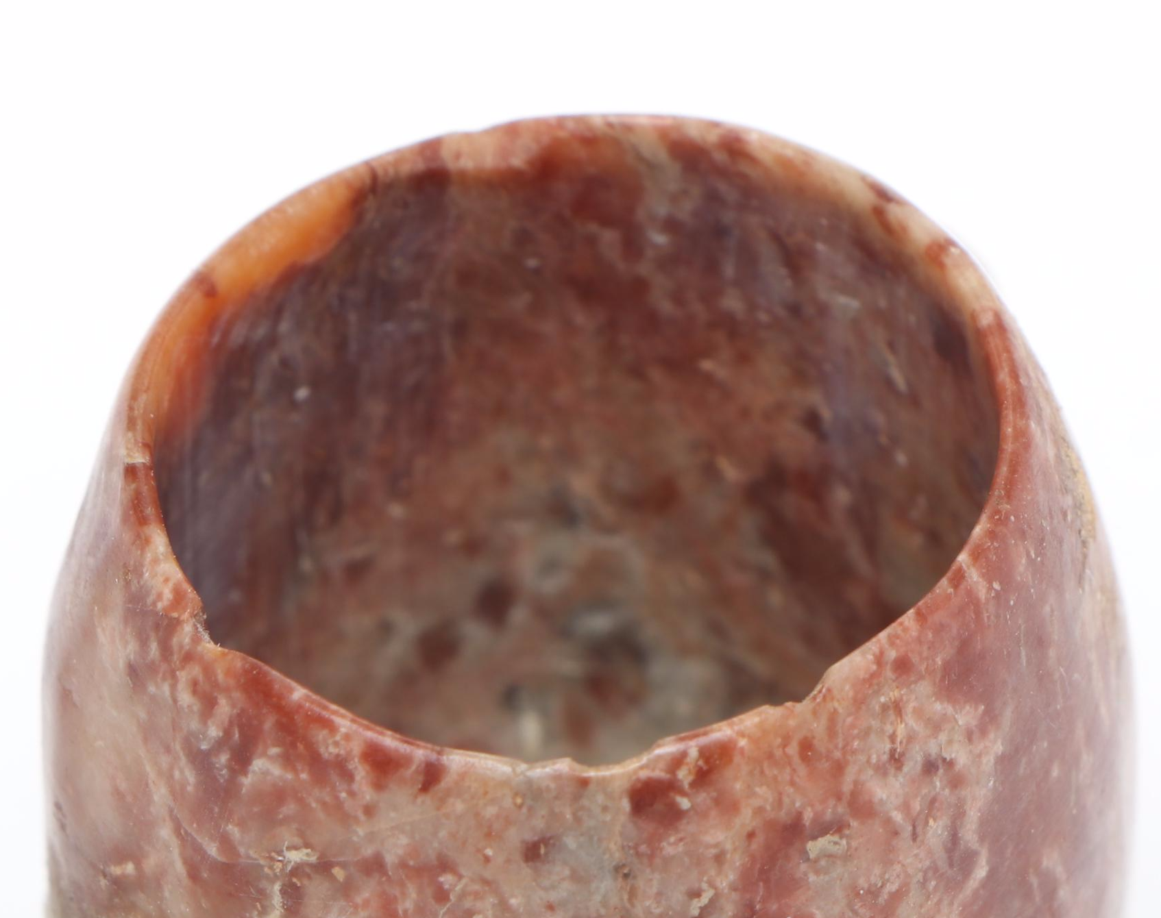 Chinese Carved Soap Stone Brush Pot and Vase, 20th Century