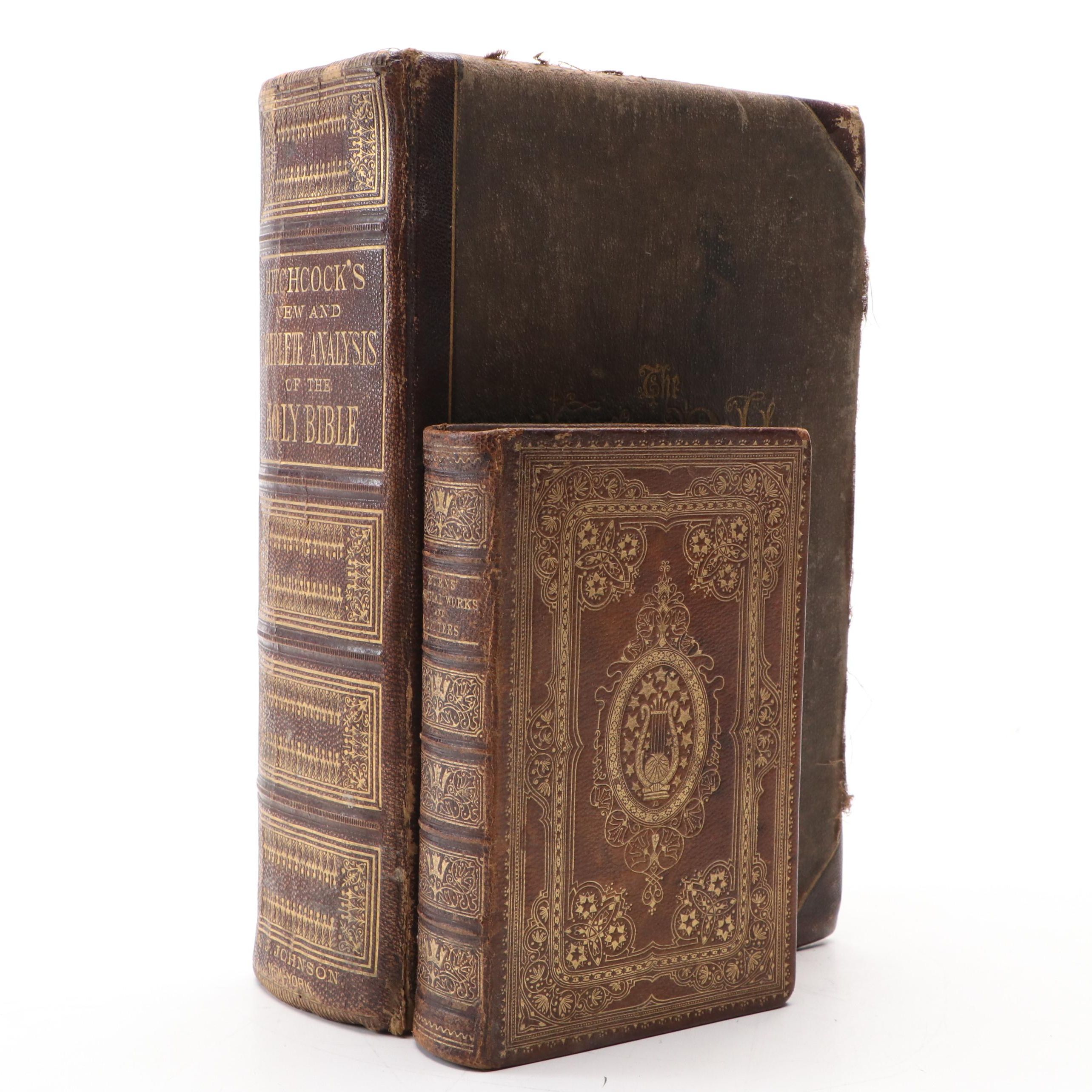 "Hitchcock's New and Complete Analysis of the Holy Bible" and Other Antique Book