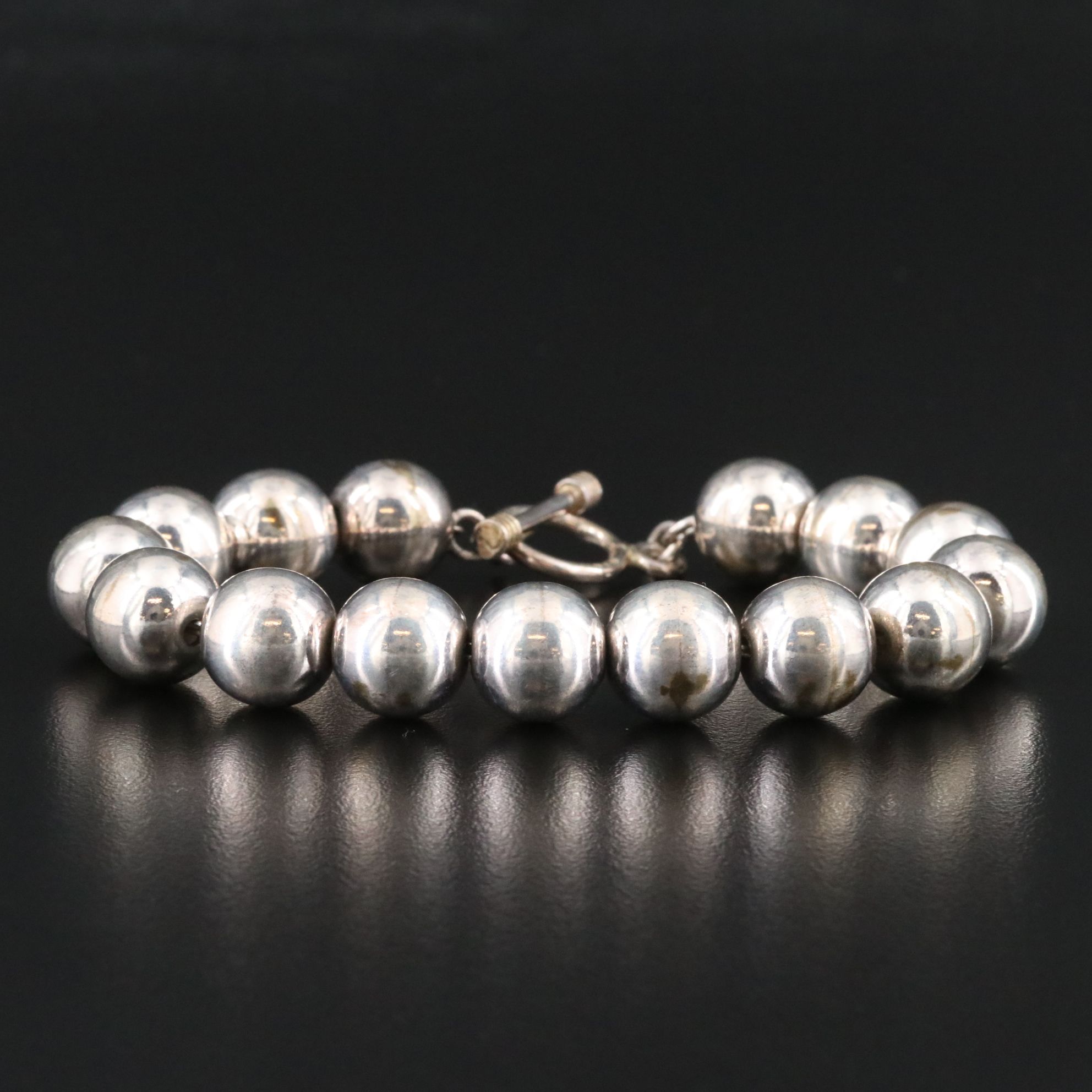 Sterling Bead Bracelet