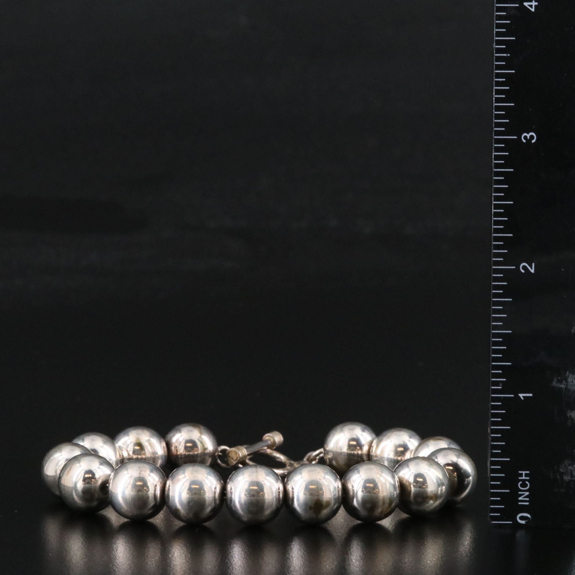 Sterling Bead Bracelet