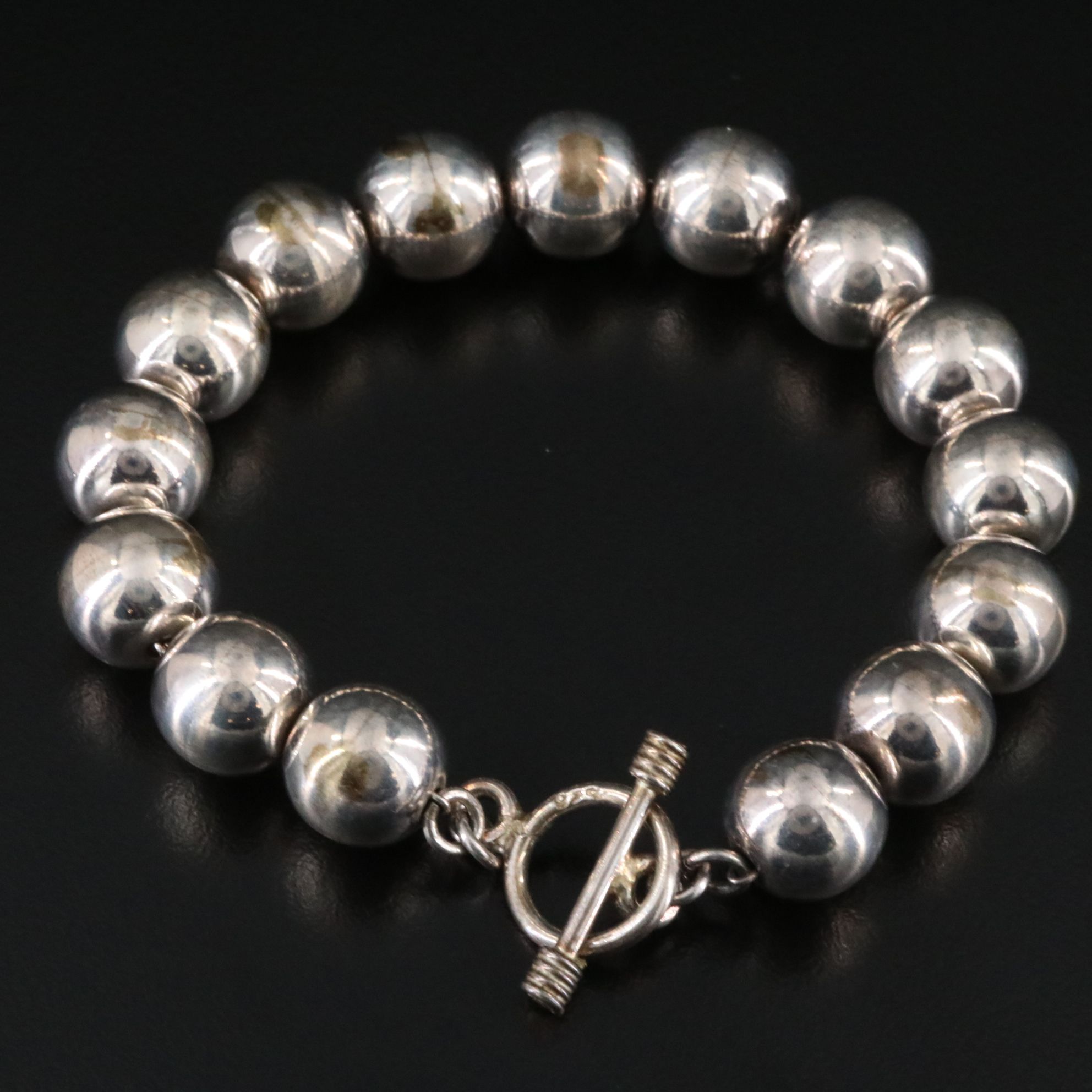 Sterling Bead Bracelet