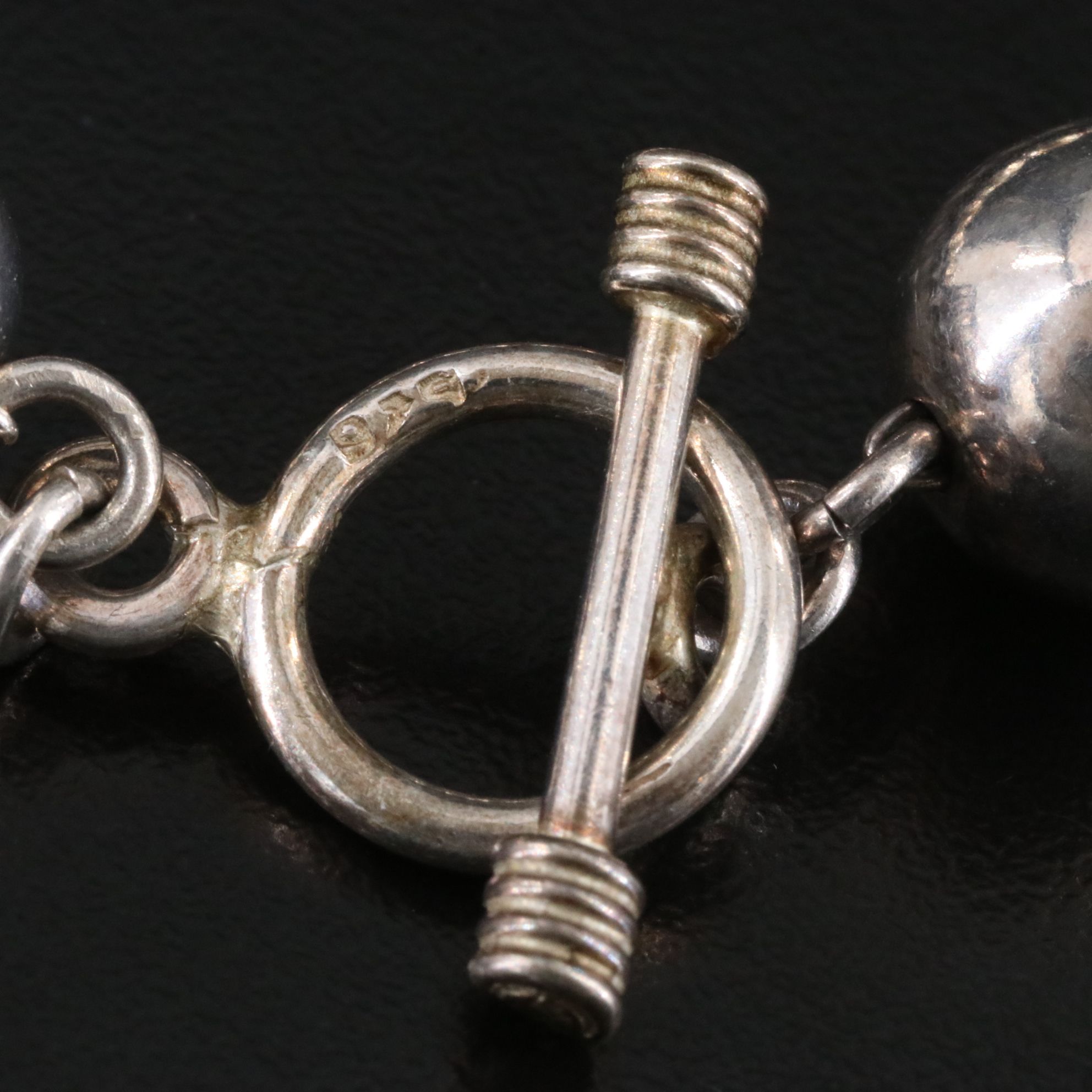 Sterling Bead Bracelet