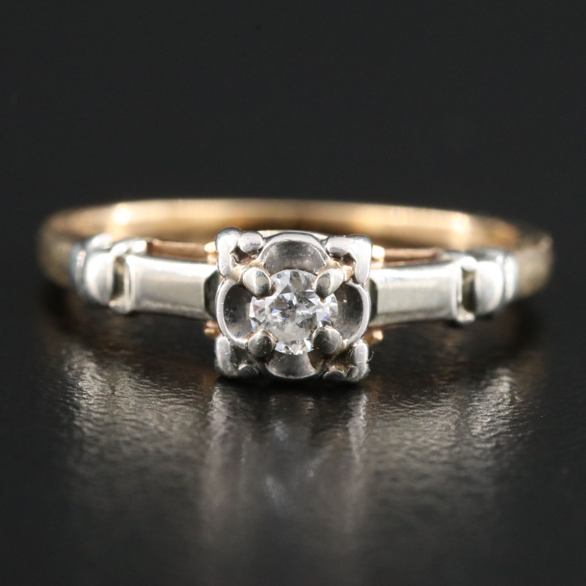 14K Diamond Ring Vintage