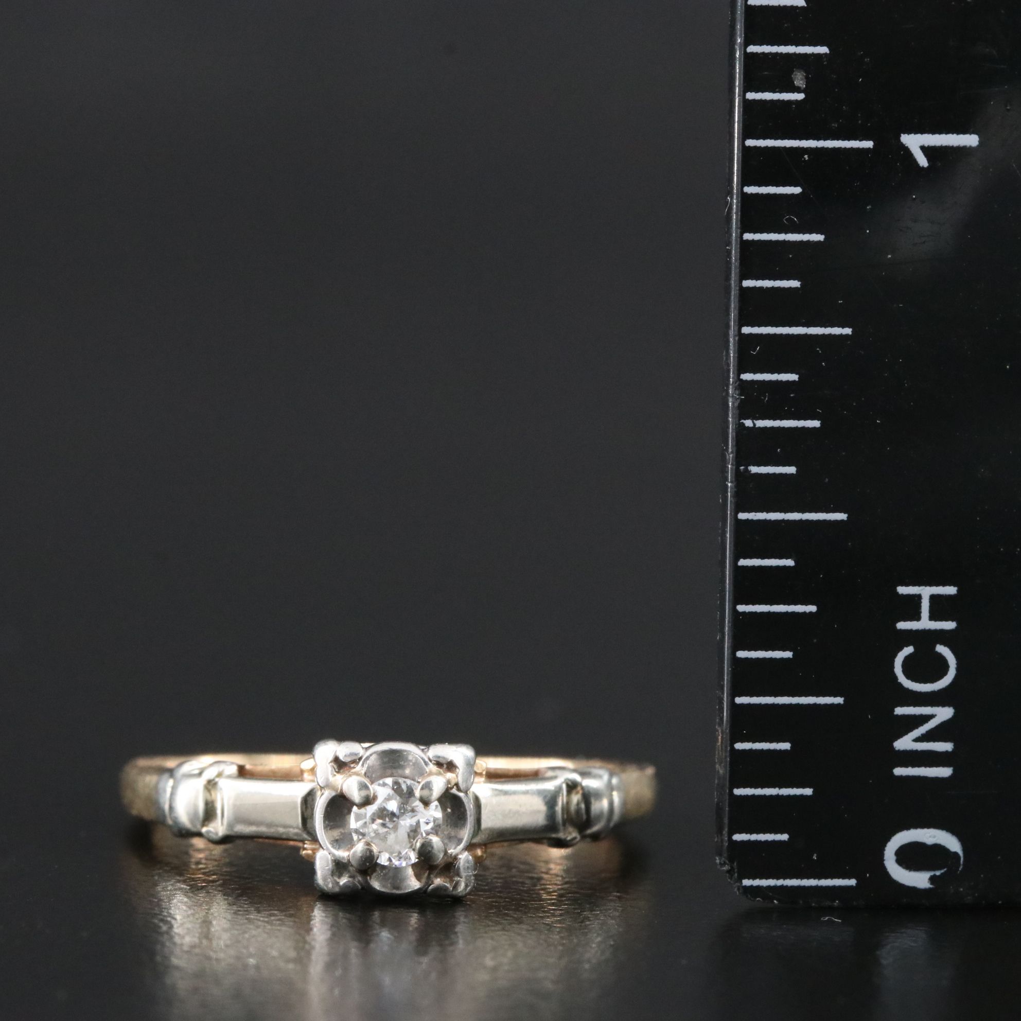 14K Diamond Ring Vintage