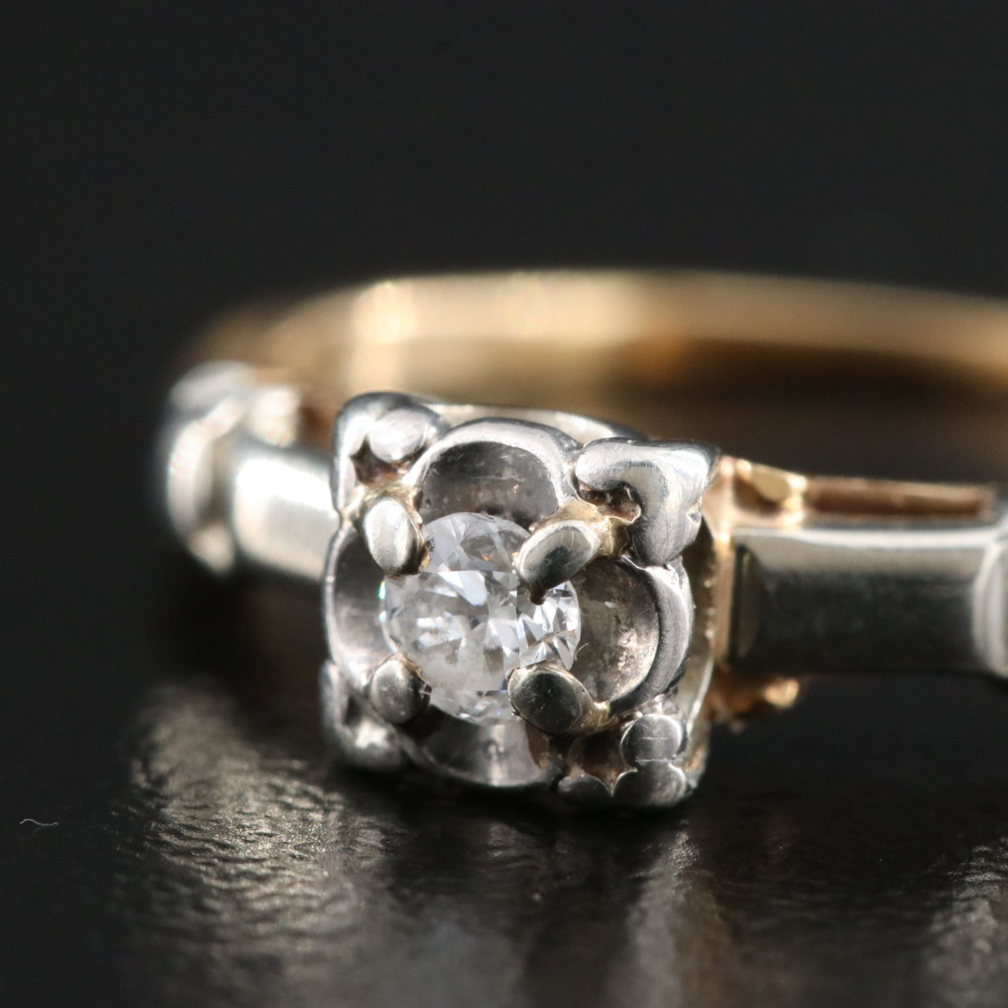 14K Diamond Ring Vintage