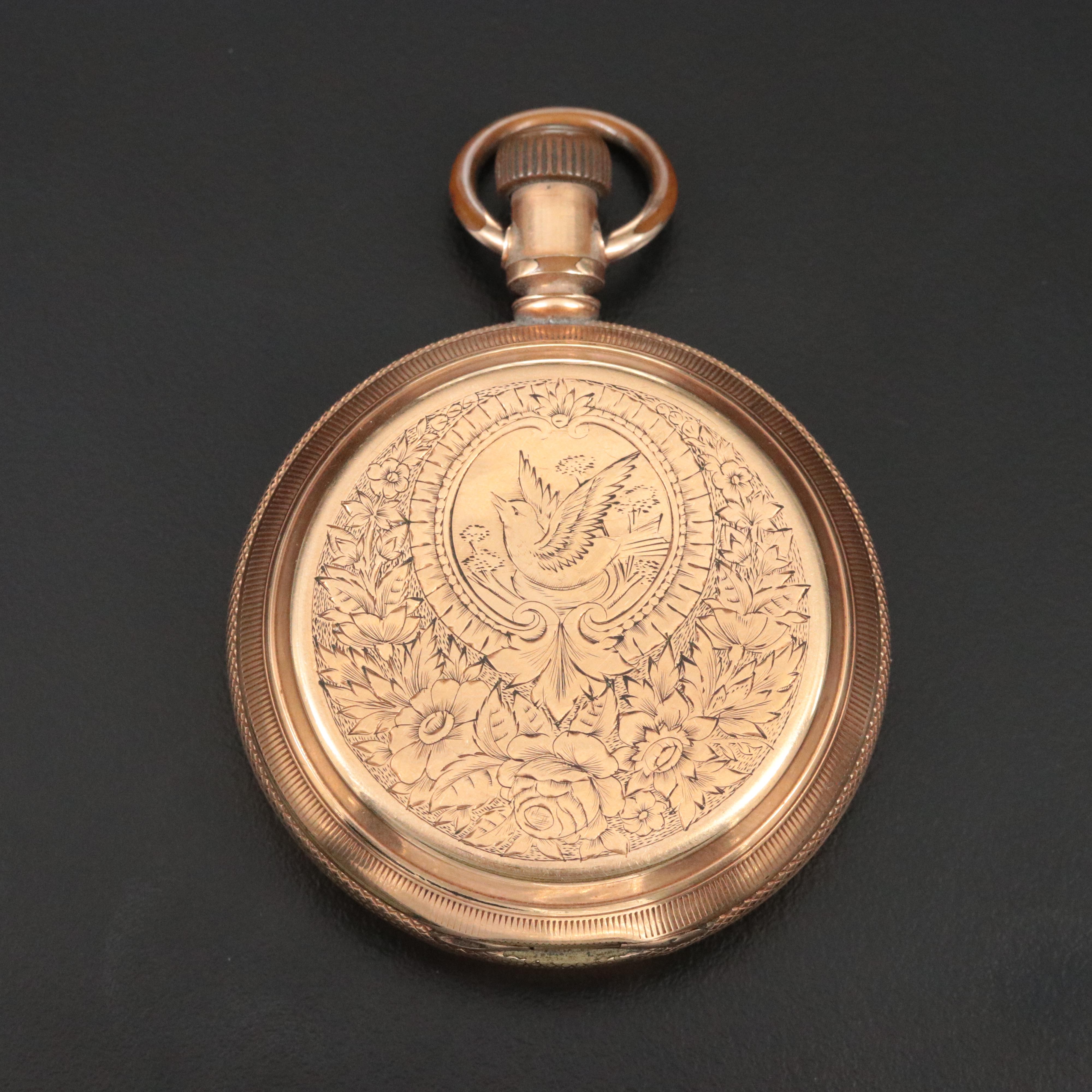 Vintage Gold-Filled Hunting Case for a Pocket Watch