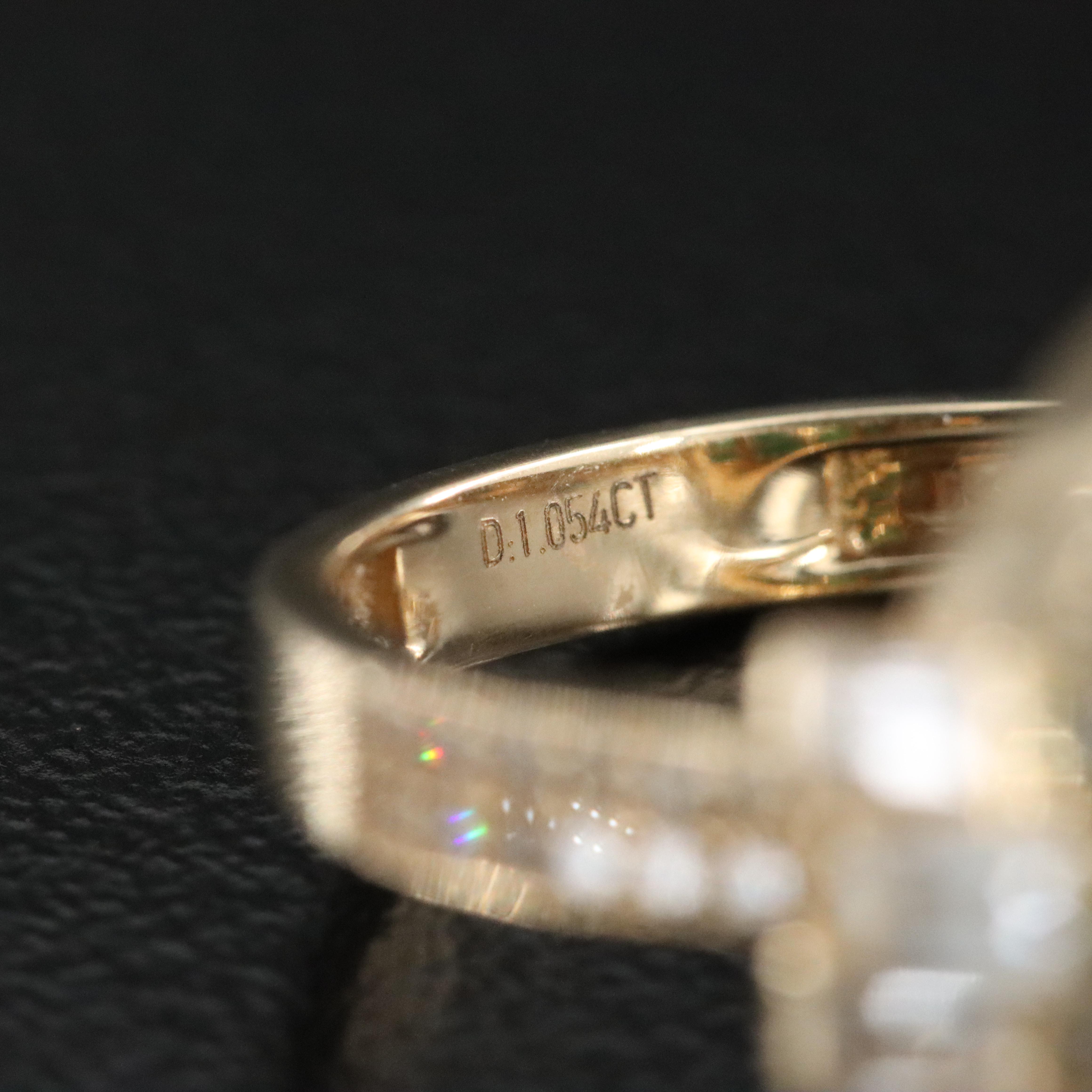 14K 11.54 CT Emerald, Diamond and White Sapphire Ring with IGI Report