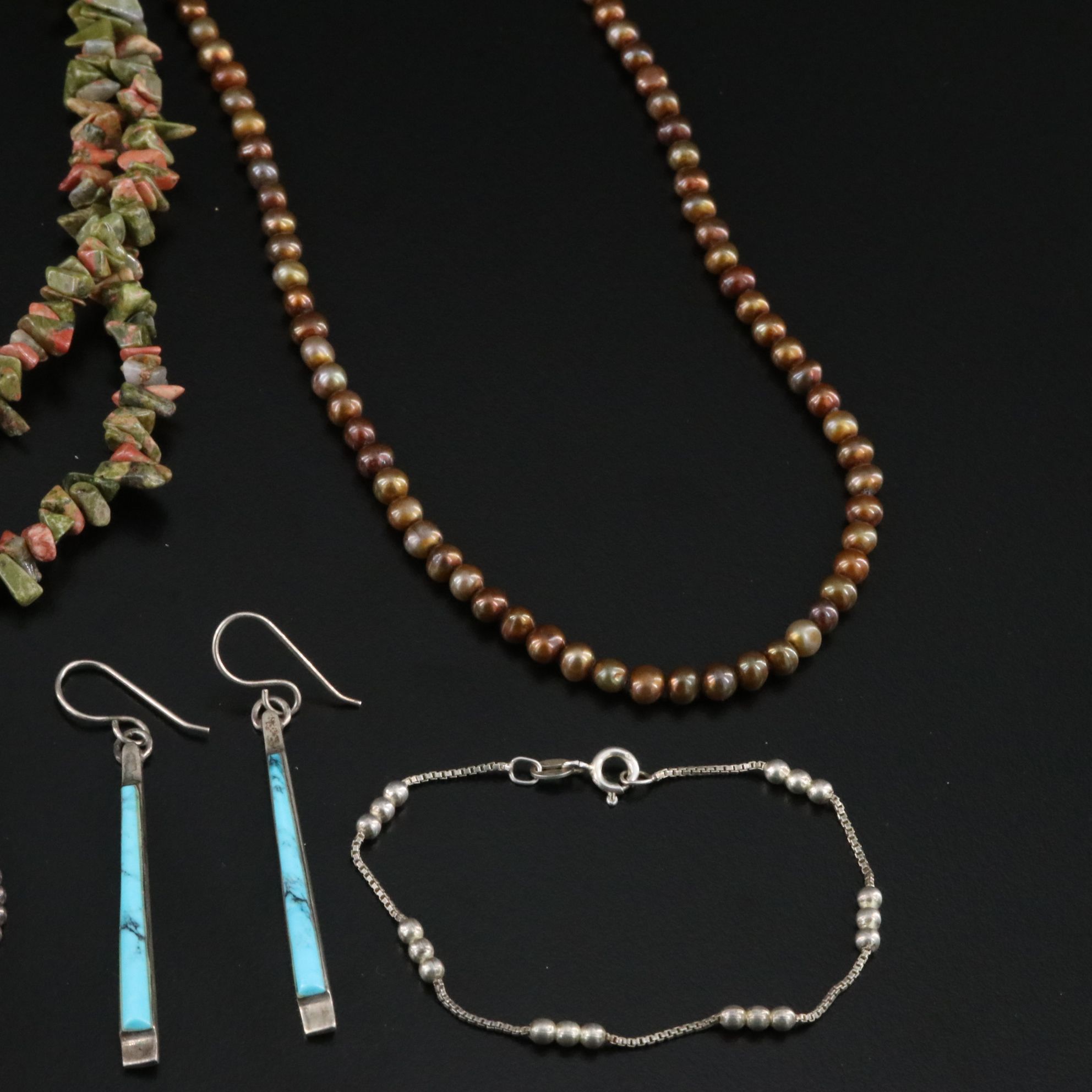 Silpada, Unakite and Pearl Featured in Sterling Jewelry