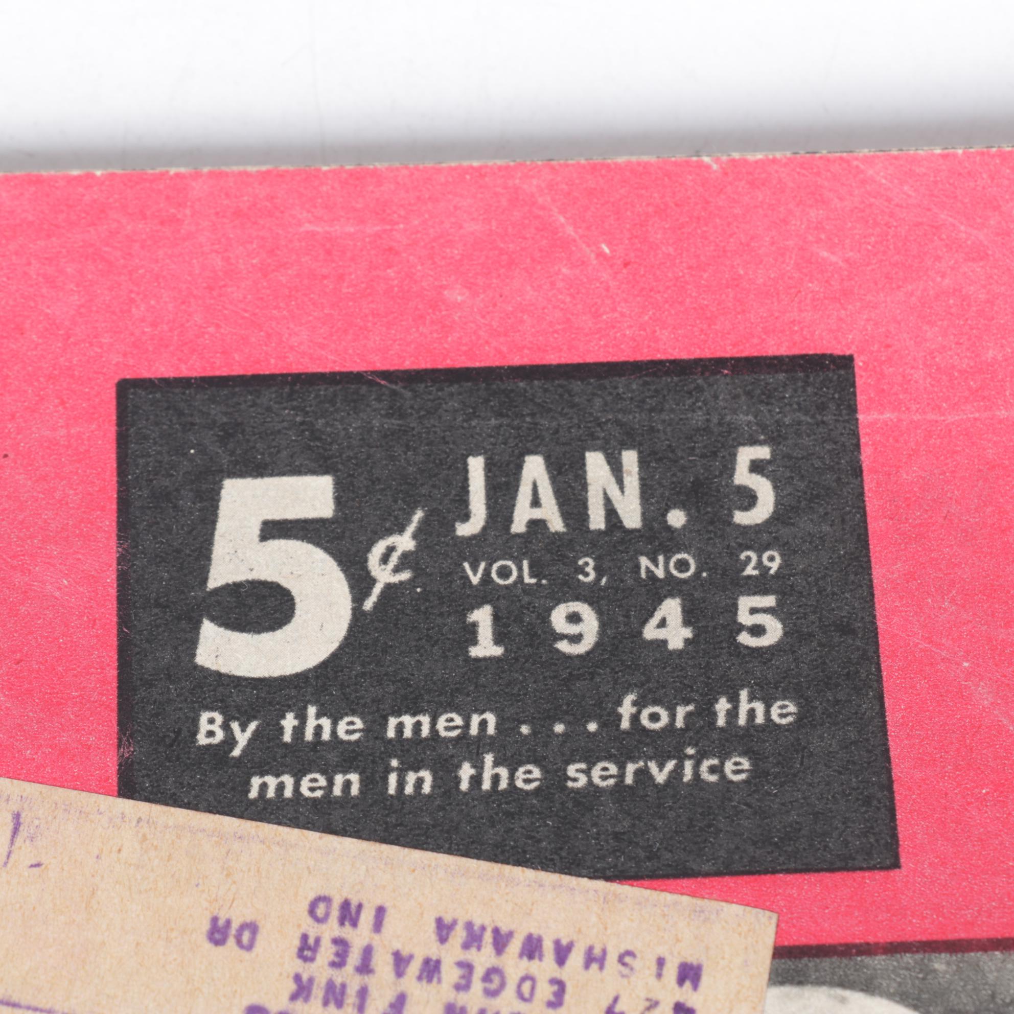 "Yank: The Army Weekly" WWII Military Magazines, 1944-1945