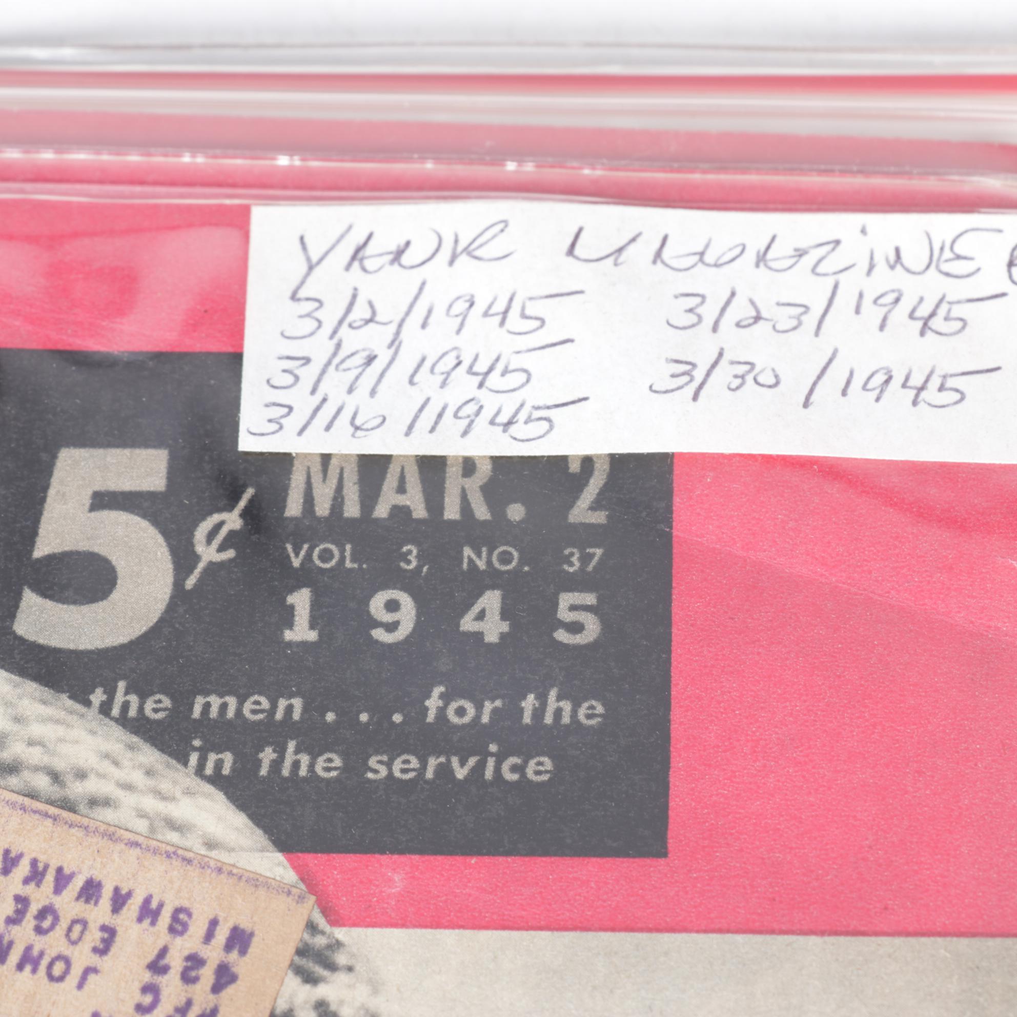 "Yank: The Army Weekly" WWII Military Magazines, 1944-1945