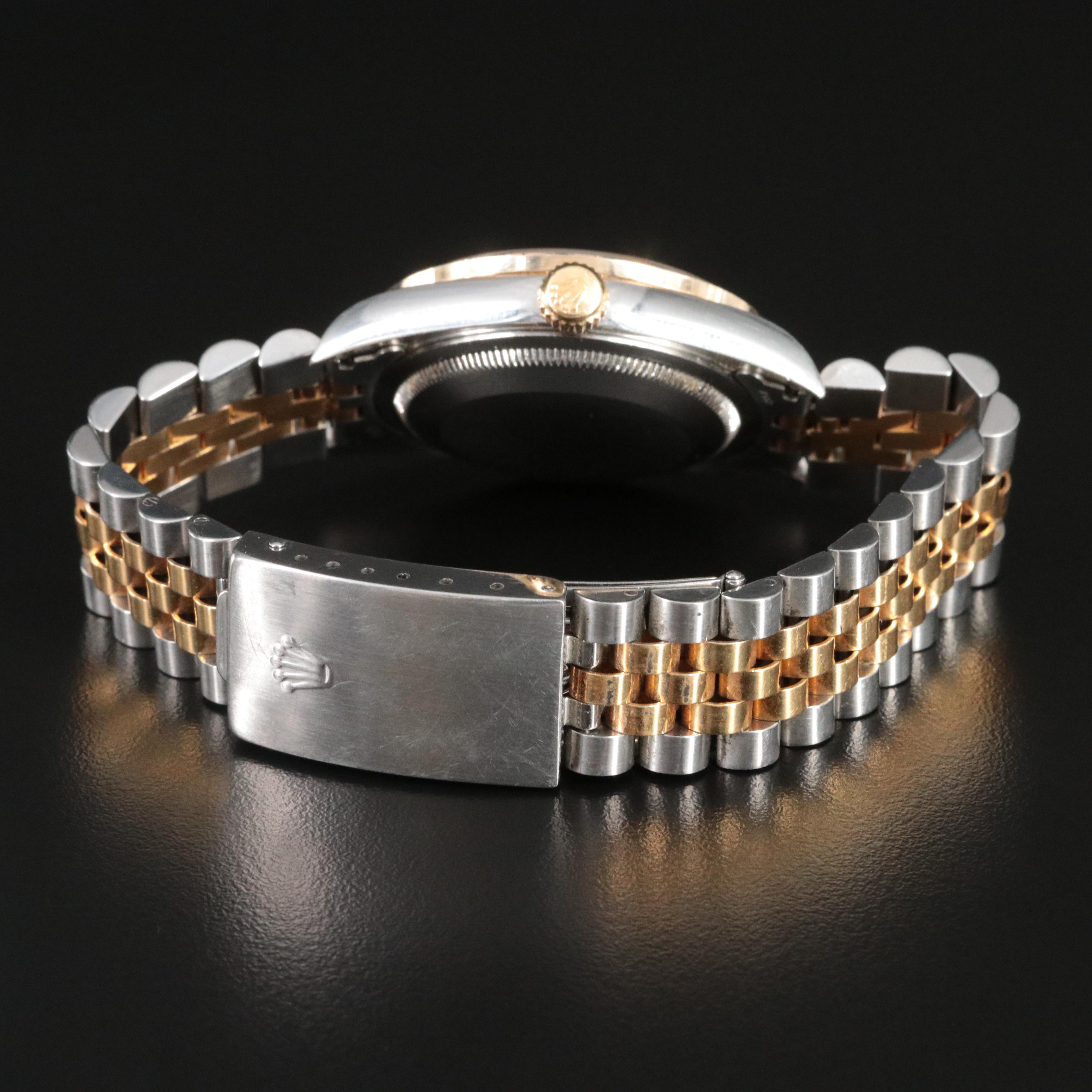 2000 Rolex Datejust 16233 Custom Diamond Watch